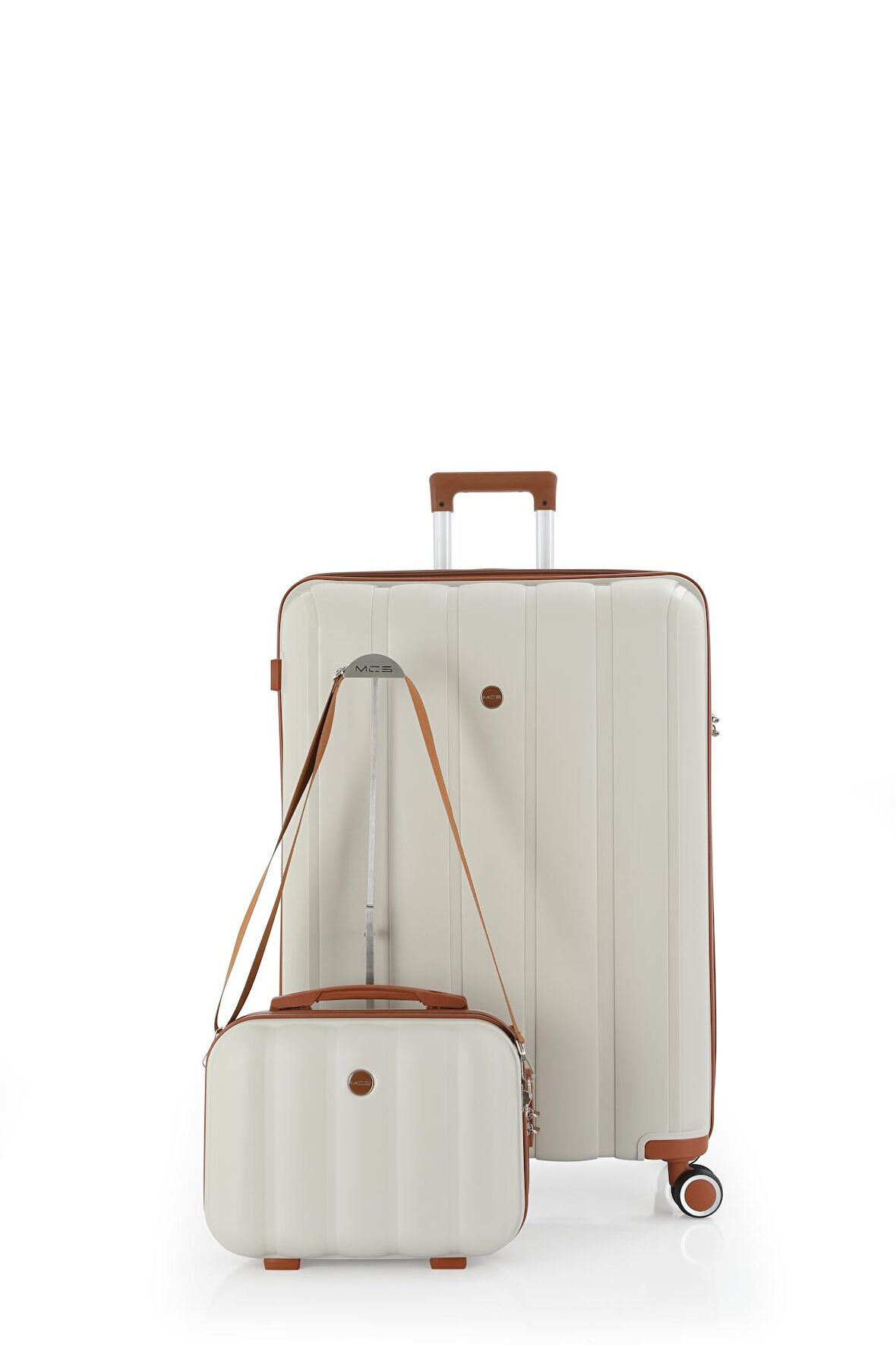 Mçs Polipropilen 2'li Valiz Seti Büyük & Makyaj V305