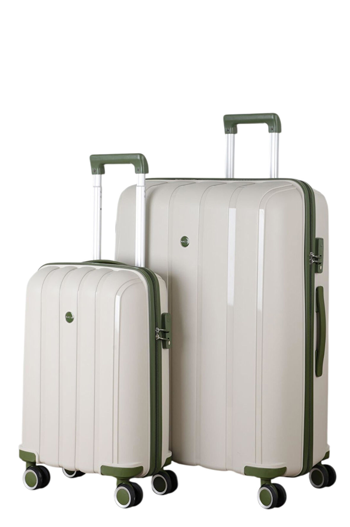 Mçs Polipropilen 2'li Valiz Seti Büyük & Kabin V305