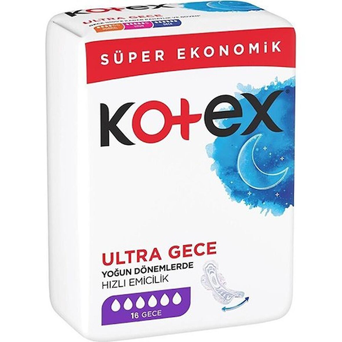 Kotex Ultra Quadro Ultra Gece Hijyenik Ped 16 Adet