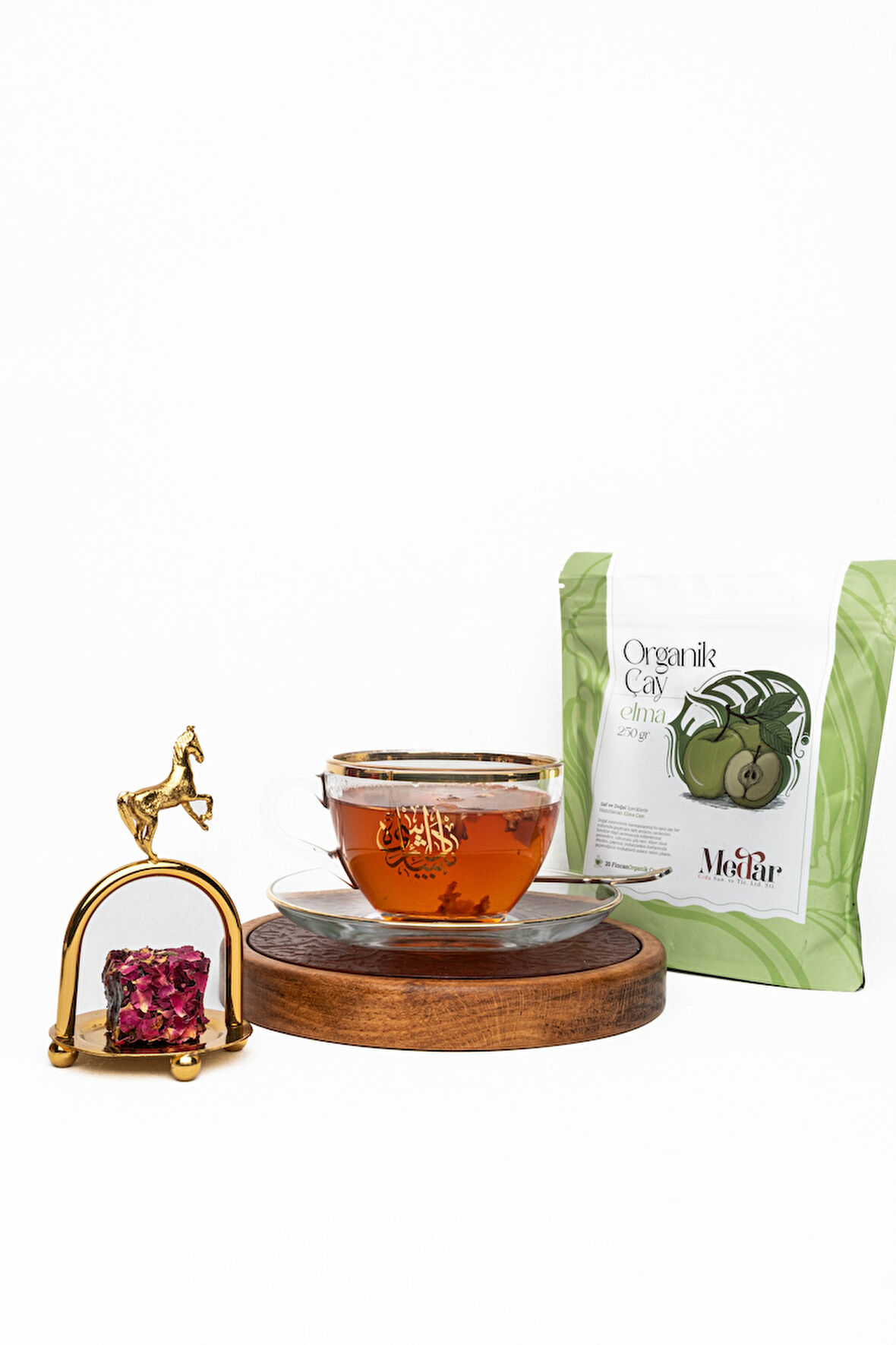 Gerçek Meyve Parçacıklı Organik Elma Çayı 250 gr