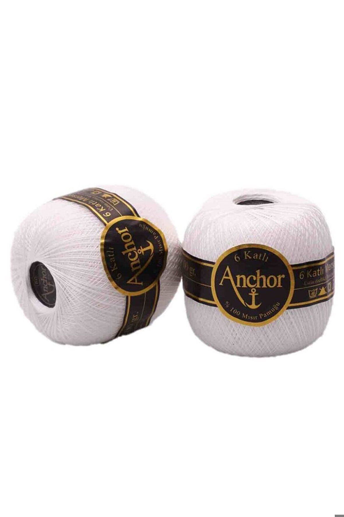 Anchor Merserize Dantel İpi No:60 Beyaz