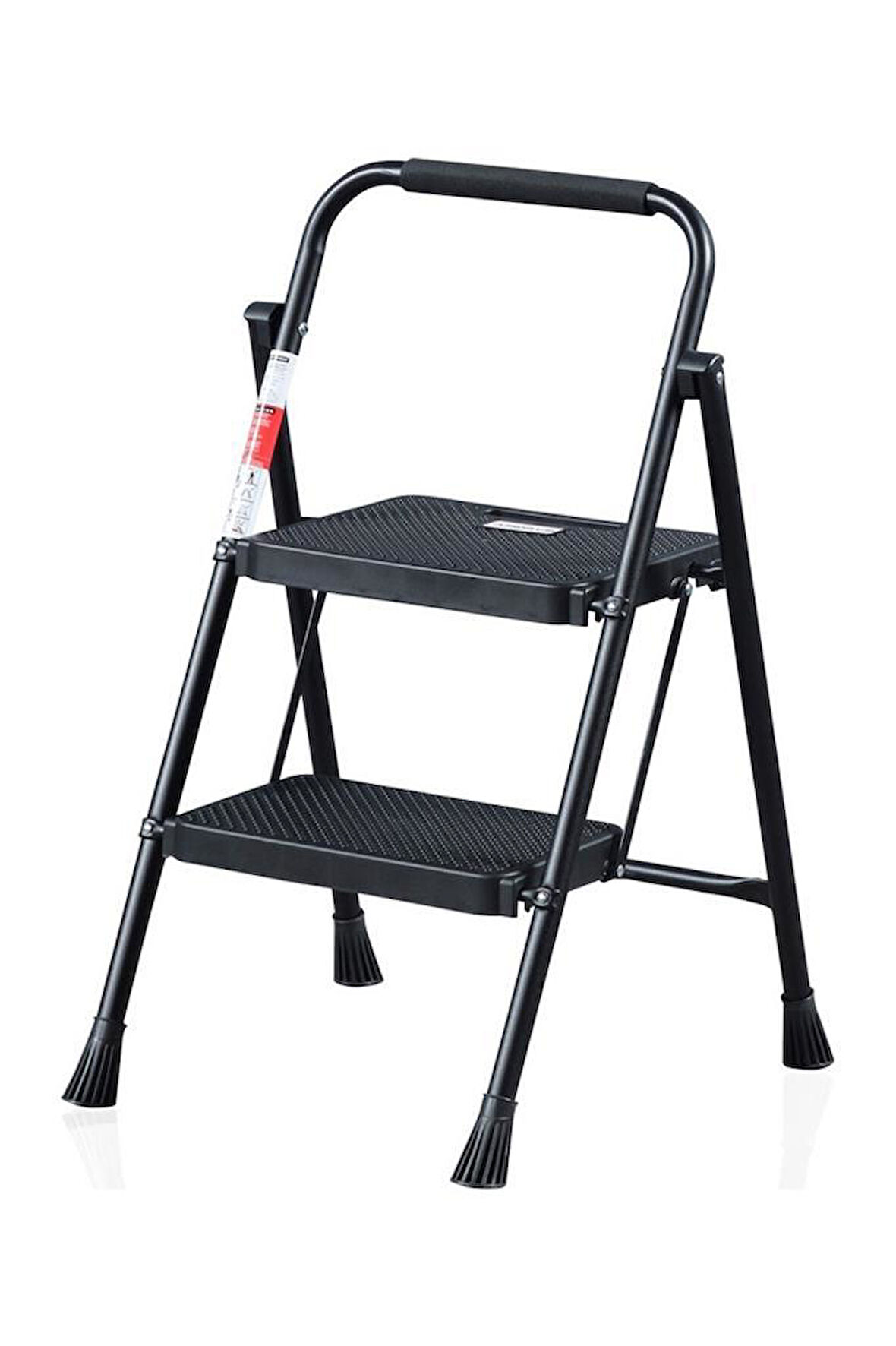 Perilla 51402 Stepla Geniş 2 Basamaklı Katlanır Merdiven Eurotower Siyah