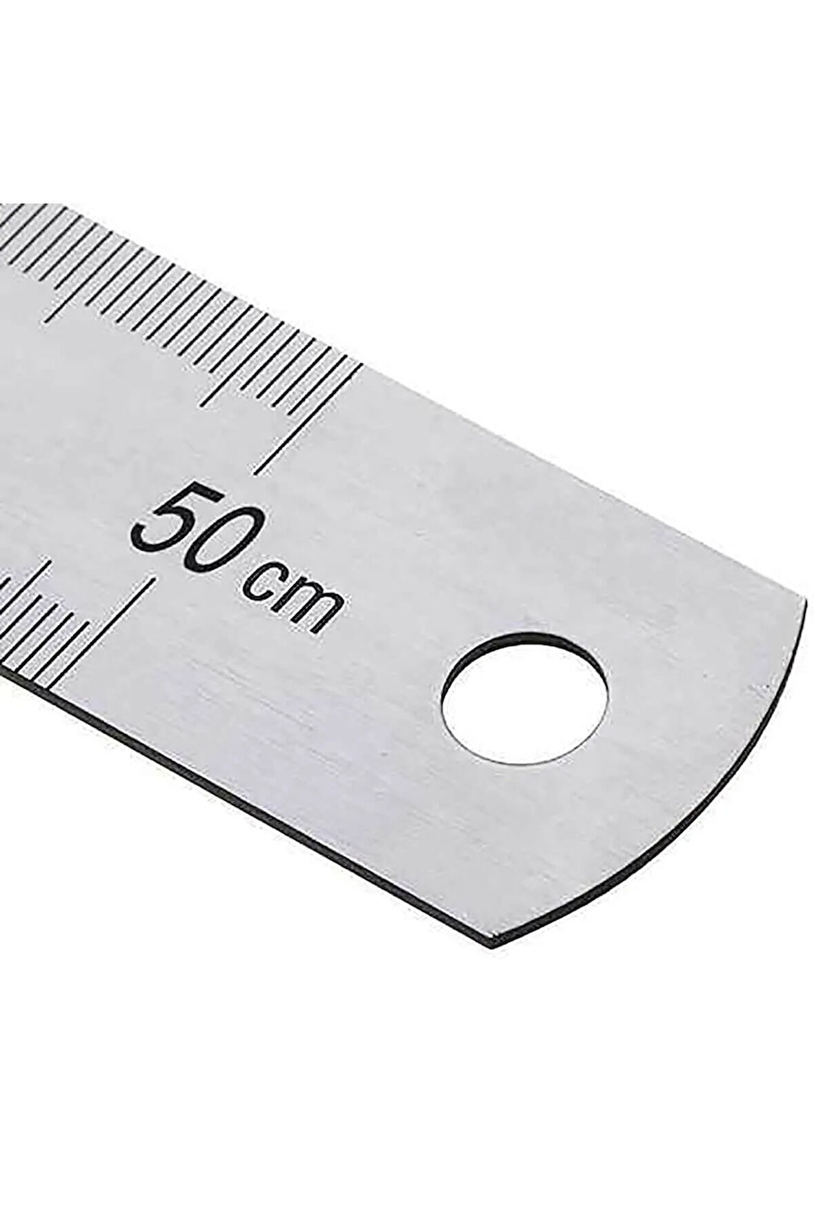 Çelik Cetvel 50 Cm Inch Ölçülü Ç.c
