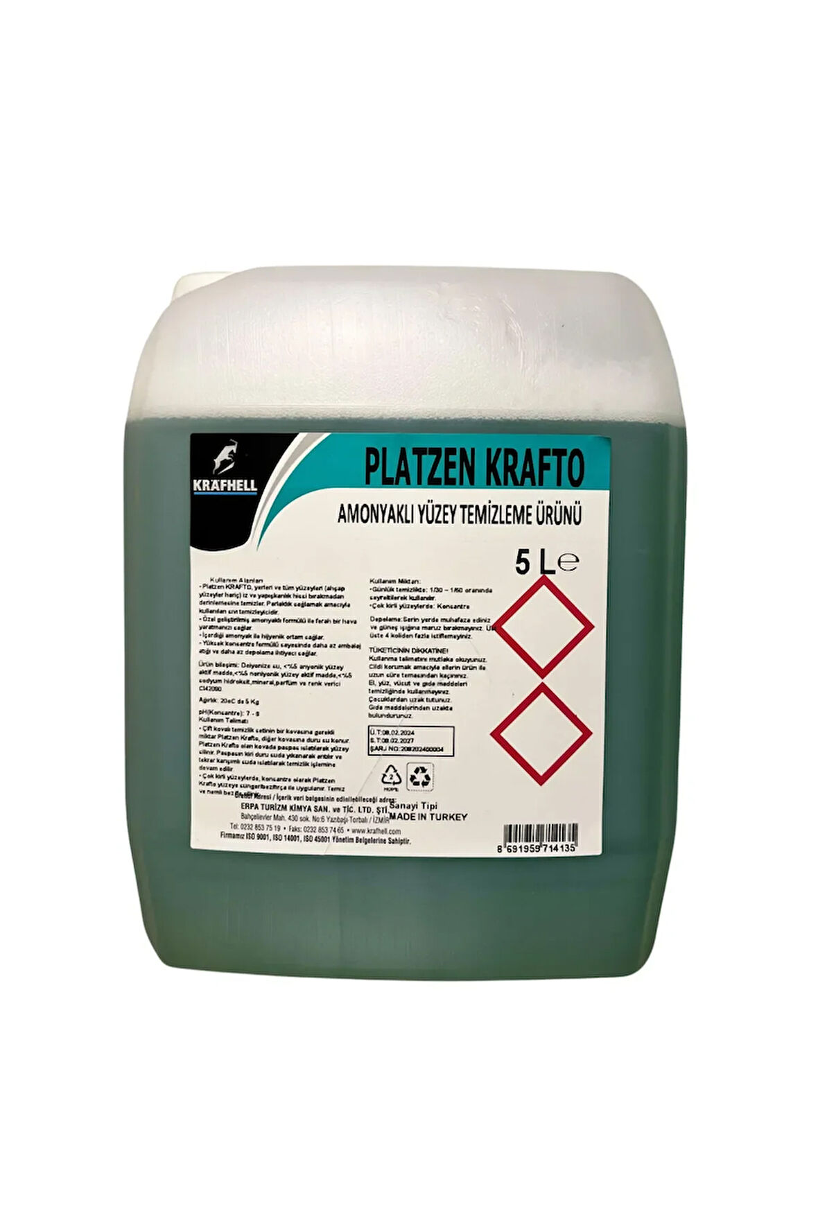 Amonyaklı Yüzey Temizleme Ürünü