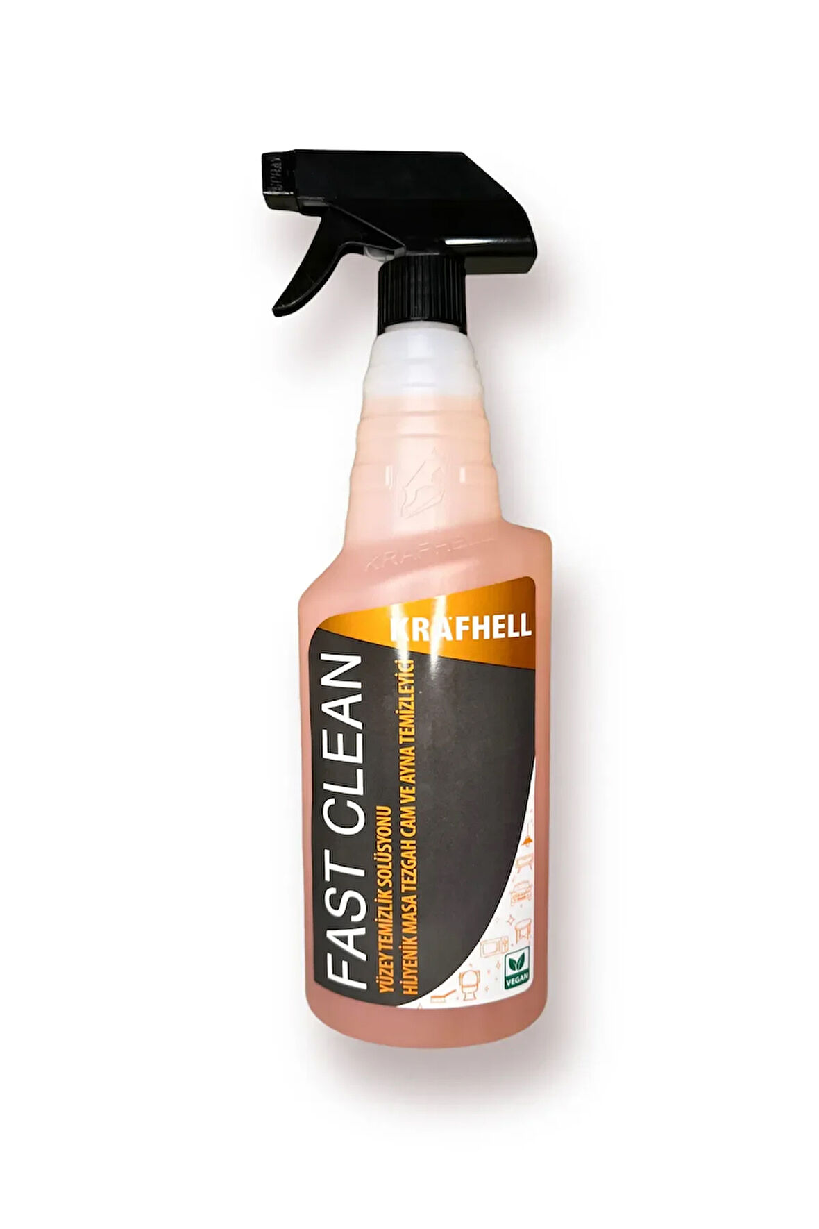 FAST CLEAN Yüzey Temizlik Solüsyonu Hijyenik Masa Tezgah Cam ve Ayna Temizleyici 750ML