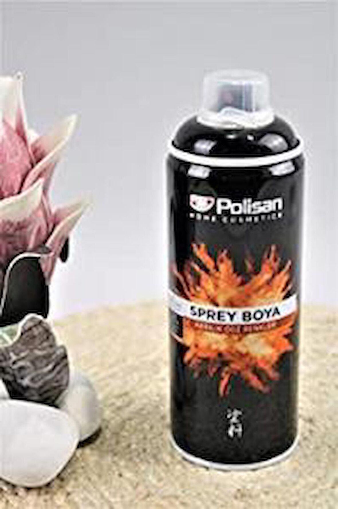 Polisan Sprey Boya Akrilik Parlak Siyah Ral-9005