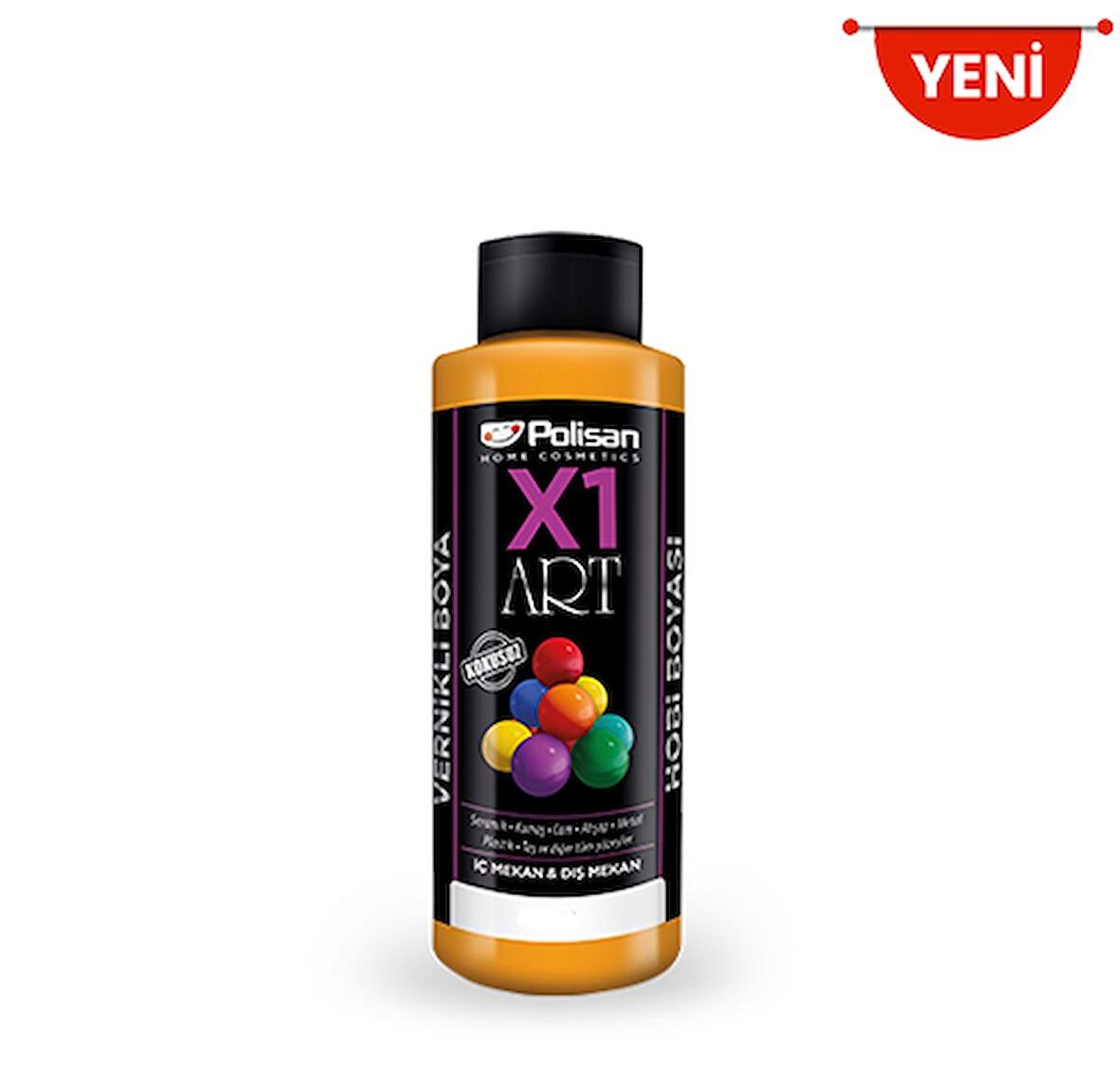 Polisan X1 Art Vernikli Hobi/Sanat Boyası 0005 Vanilya