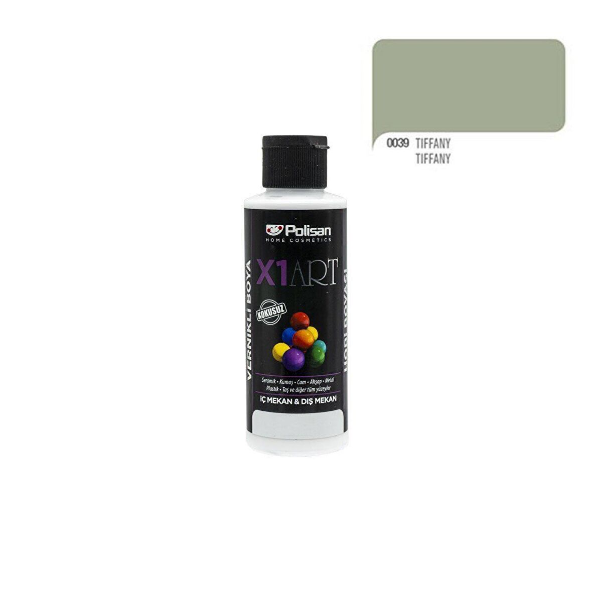 Polisan X1ART Vernikli Hobi Boyası 120ml - TIFANY