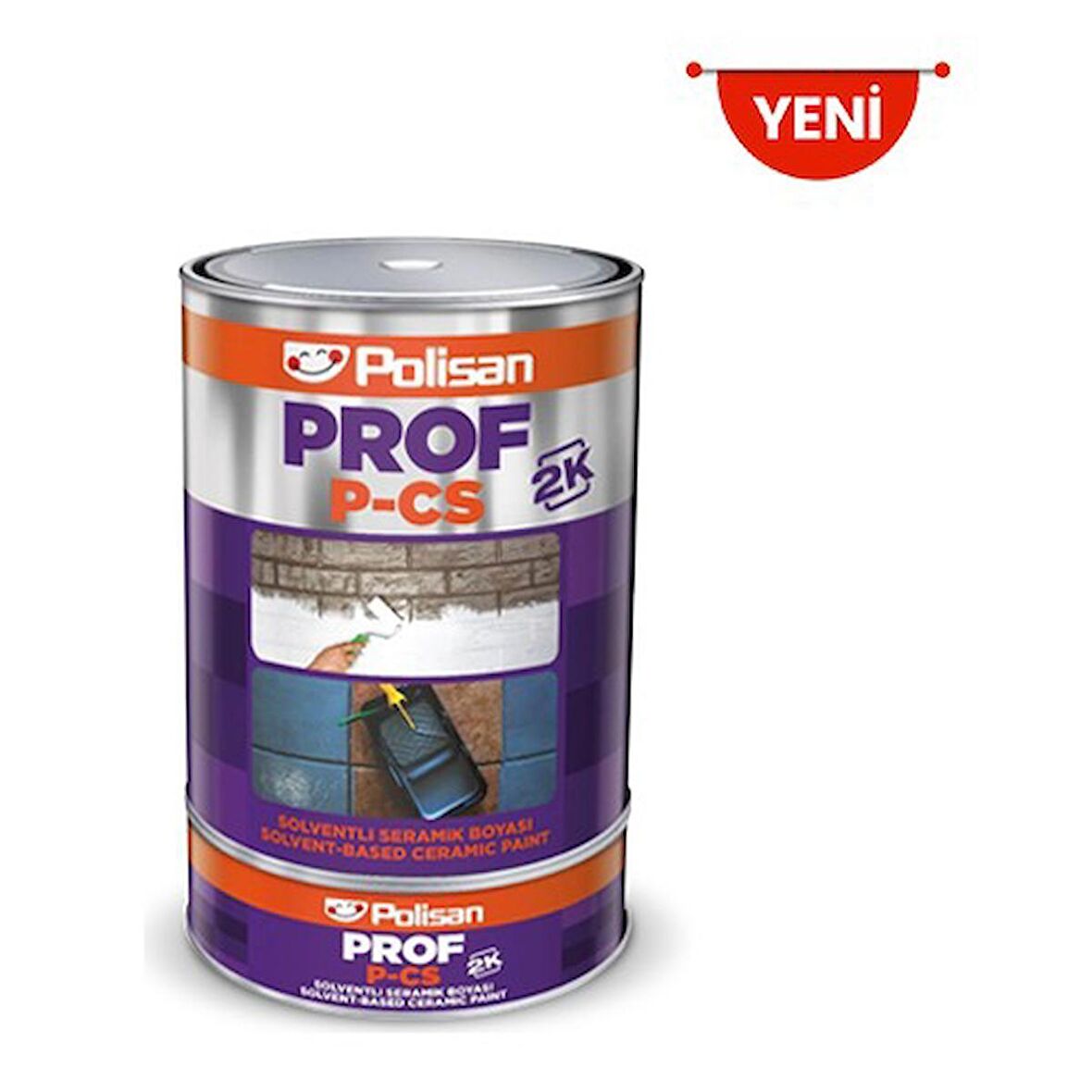 Polisan Prof P-Cs 2k Seramik Boyası Solvent 3kg