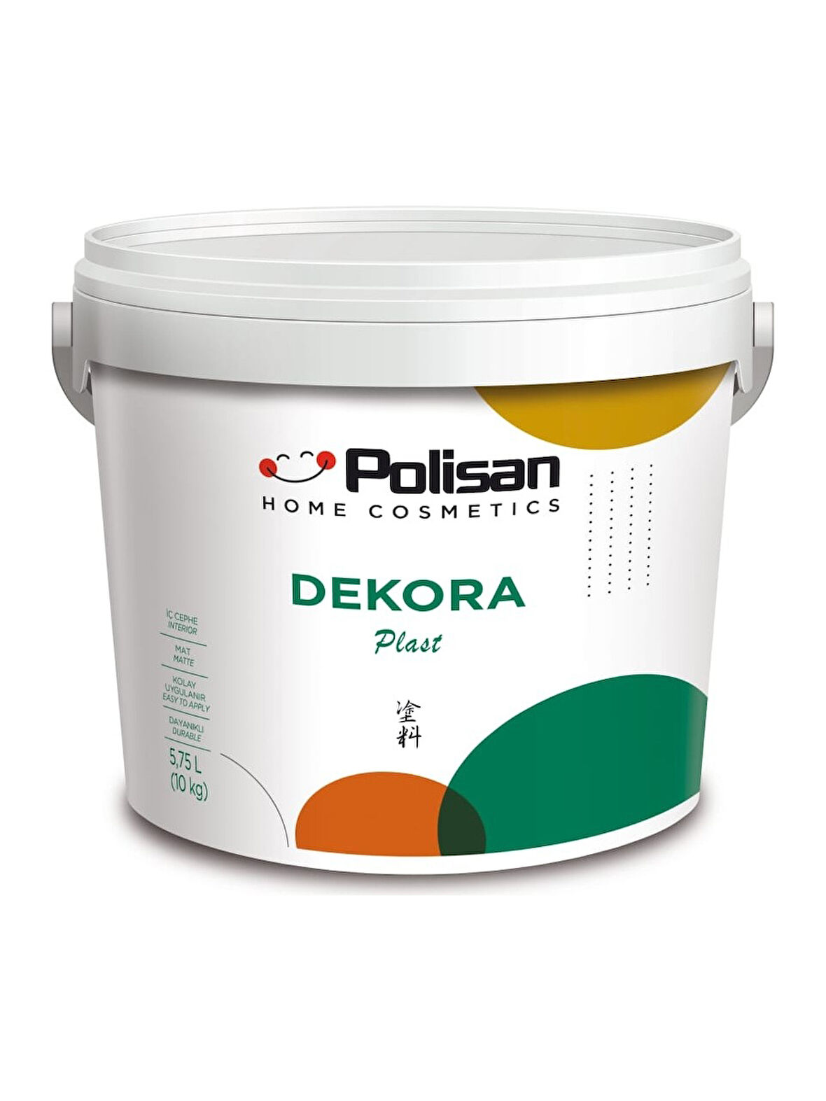 Polisan Dekora Plast Plastik Boya Beyaz 3 kg