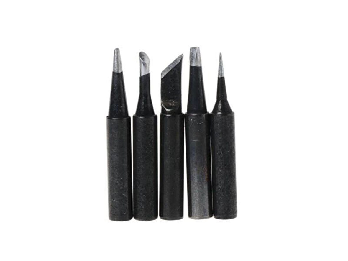 TT-TECHNIC 936 Kalem Havya Ucu 5Model Set - Siyah