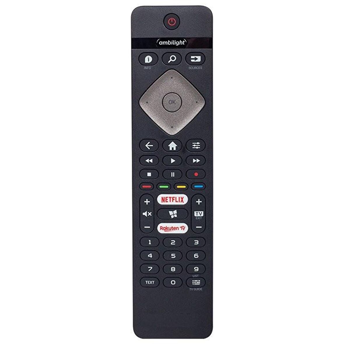 Philips Ambilight Netflix-Rakuten Tv Tuşlu Led Tv Kumandası 43PUS6504/62