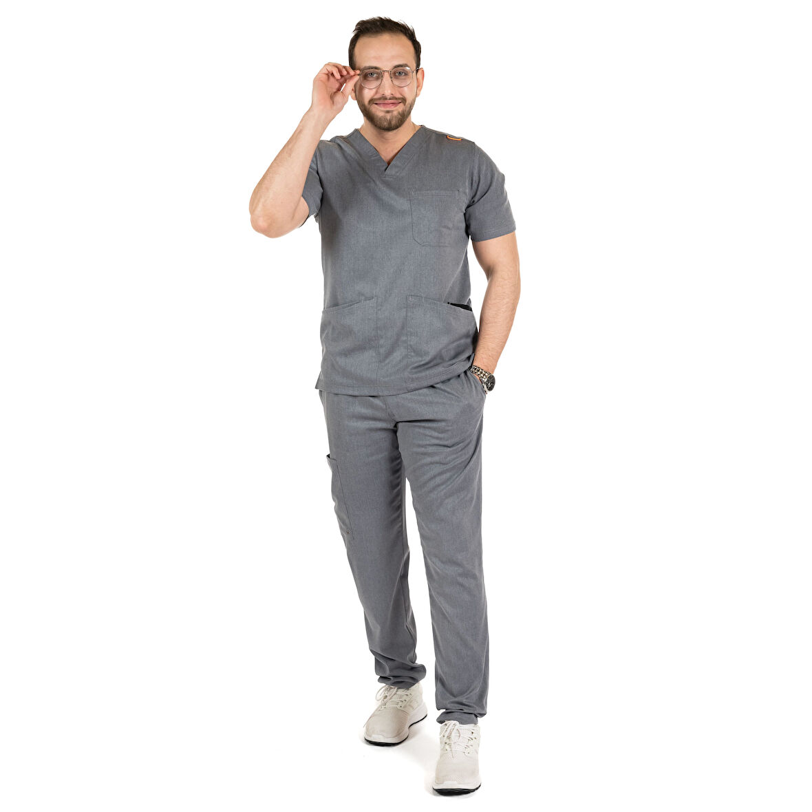 Rio Grande Medikal Giyim Doktor Hemşire Likralı Scrubs Cerrahi Takım Hastane Üniforması
