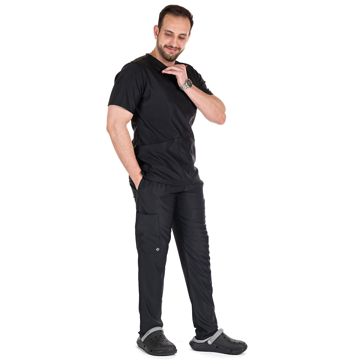 Rio Grande Medikal Giyim Doktor Hemşire Likralı Scrubs Cerrahi Takım Hastane Üniforması