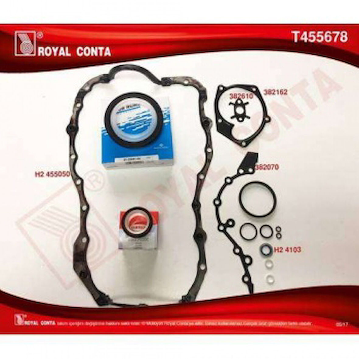 Renault Alt Takım Contası Clio Kangoo Megane Logan Duster Sandero Logan Fluence 1,5dci K9k - Royal T455678