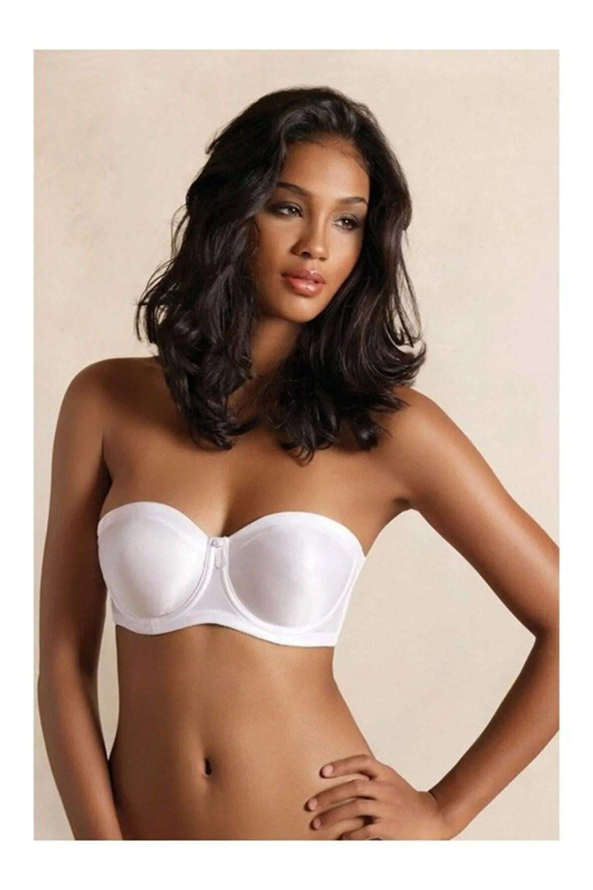 Kadın Straplez Balenli Desteksiz Sütyen 3 Adet