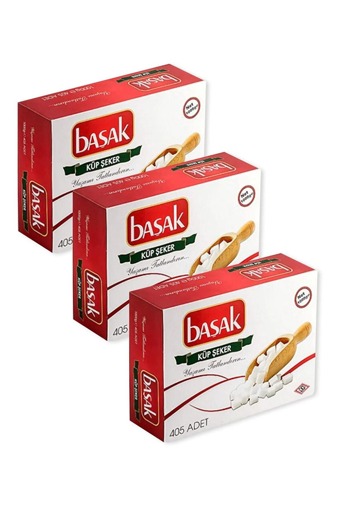 BAŞAK Küp Şeker 1 Kg 405 Li X 3 Adet