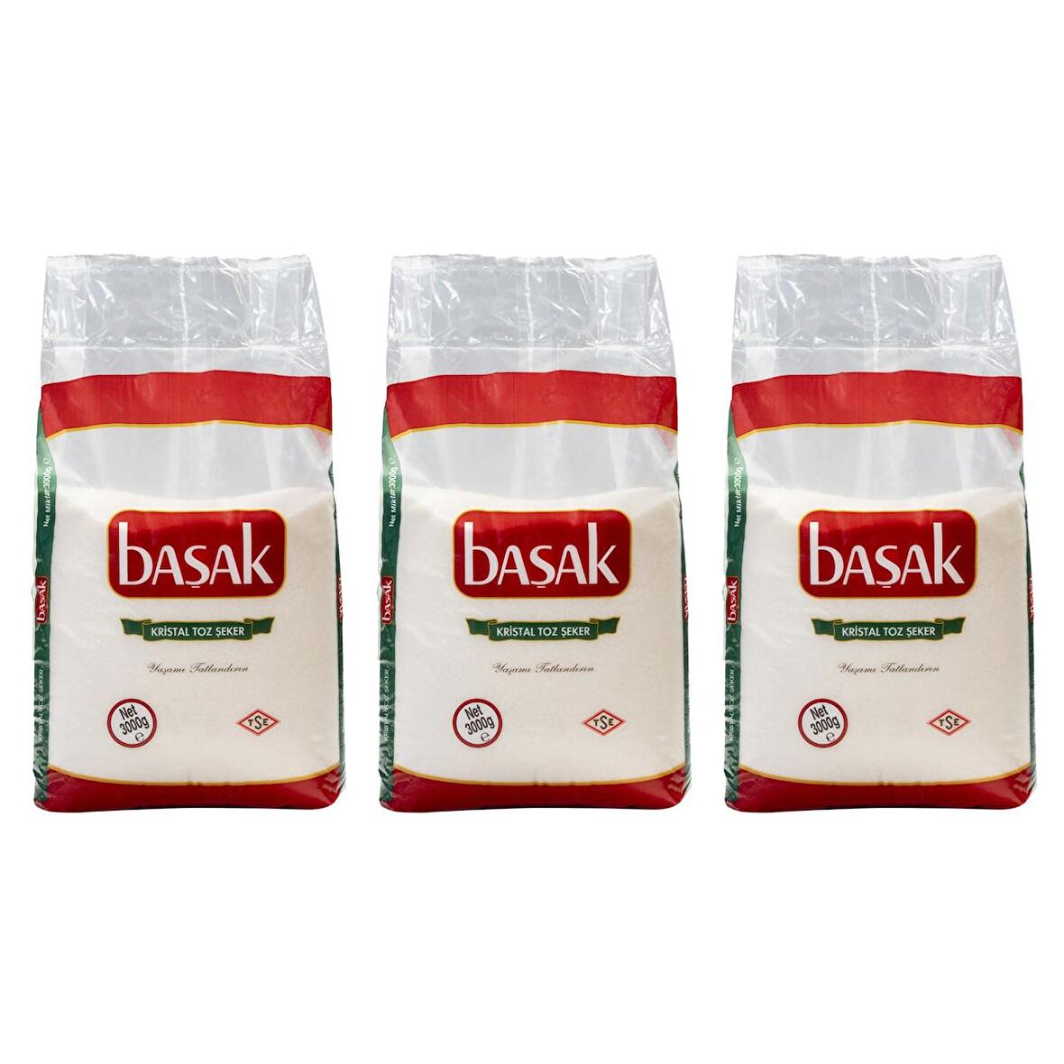 Başak Toz Şeker 3 kg x 3 Adet