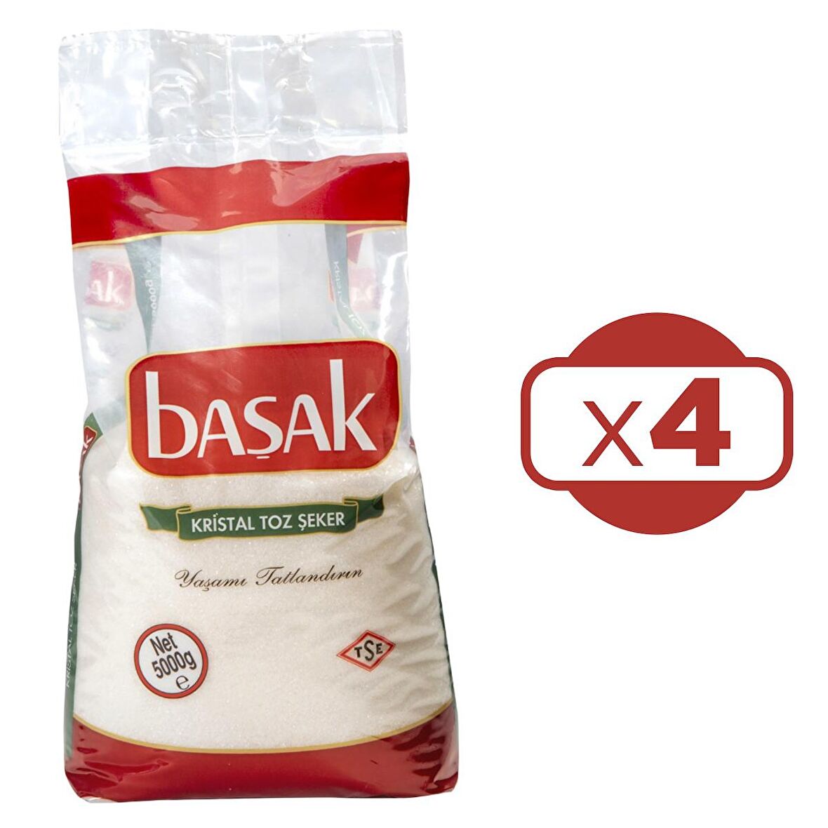 Başak Toz Şeker 5 Kg x 4 Adet (20 kg)