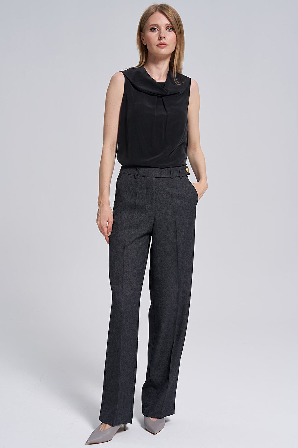 Kemer-Çift Köprüden Geçmeli, Kapak Cepli Pantolon