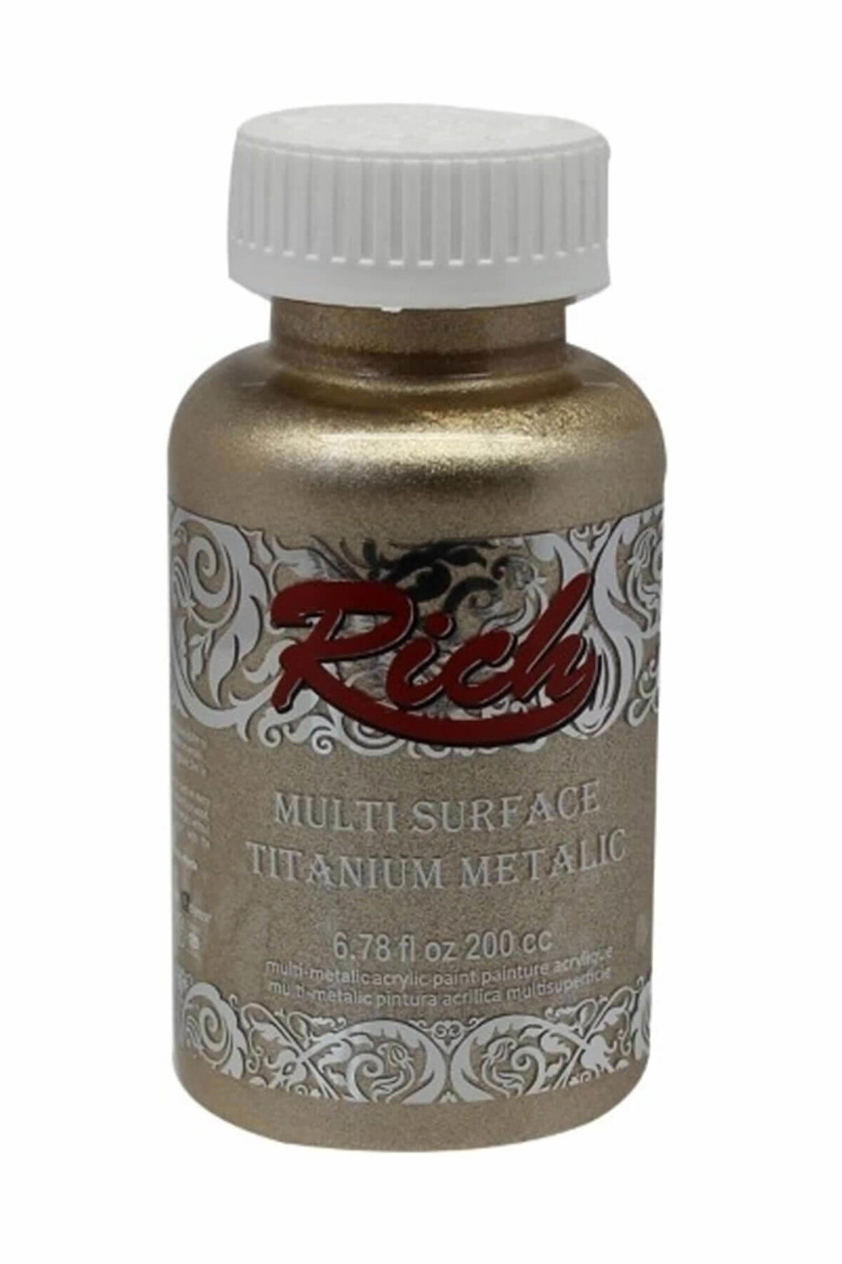 Multi Surface Titanium Metalic Akrilik Boya 200cc N:2526