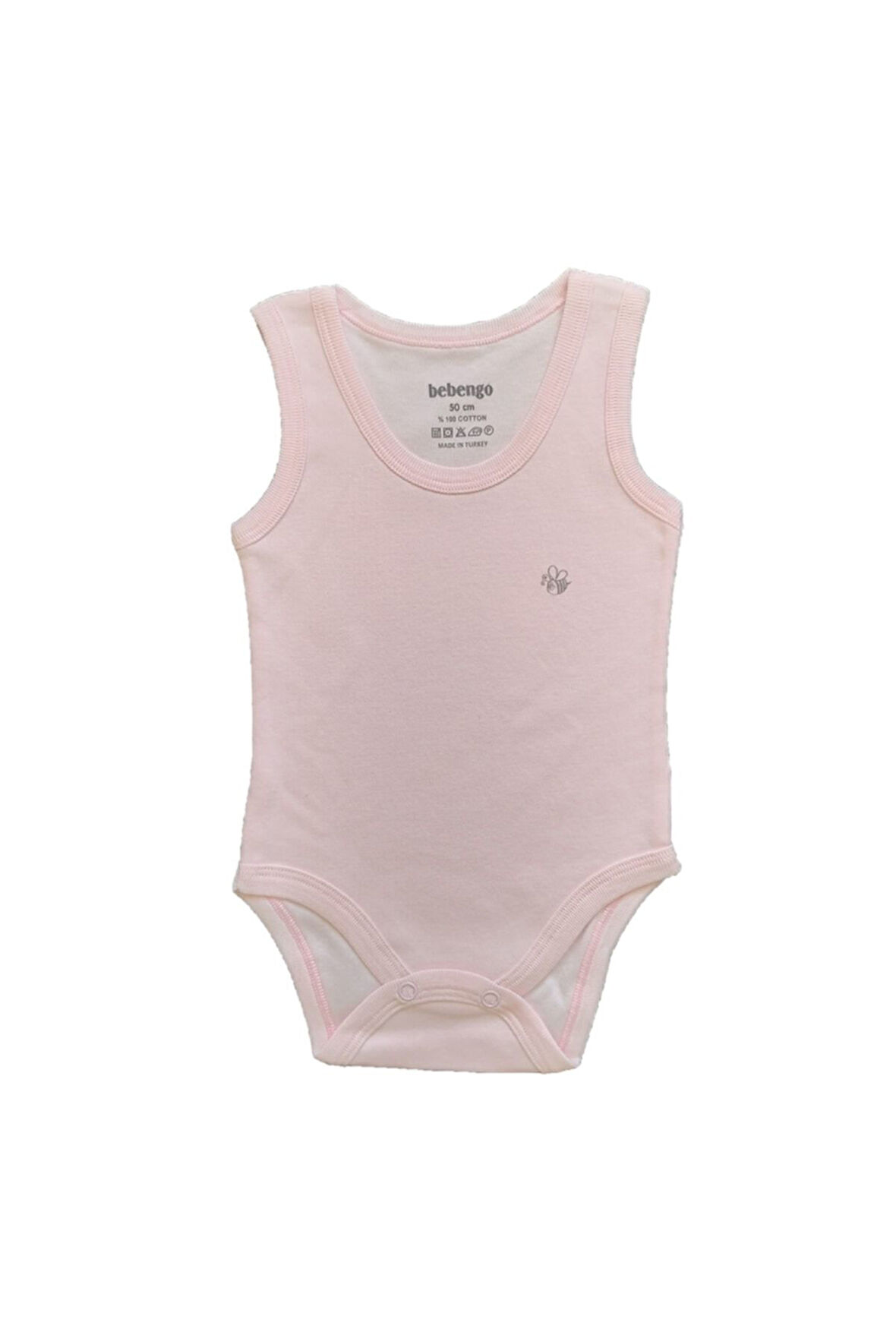 Kalın Askılı Düz Renkli Pamuklu Çıtçıtlı Kız Ve Erkek Bebek Body Zıbın