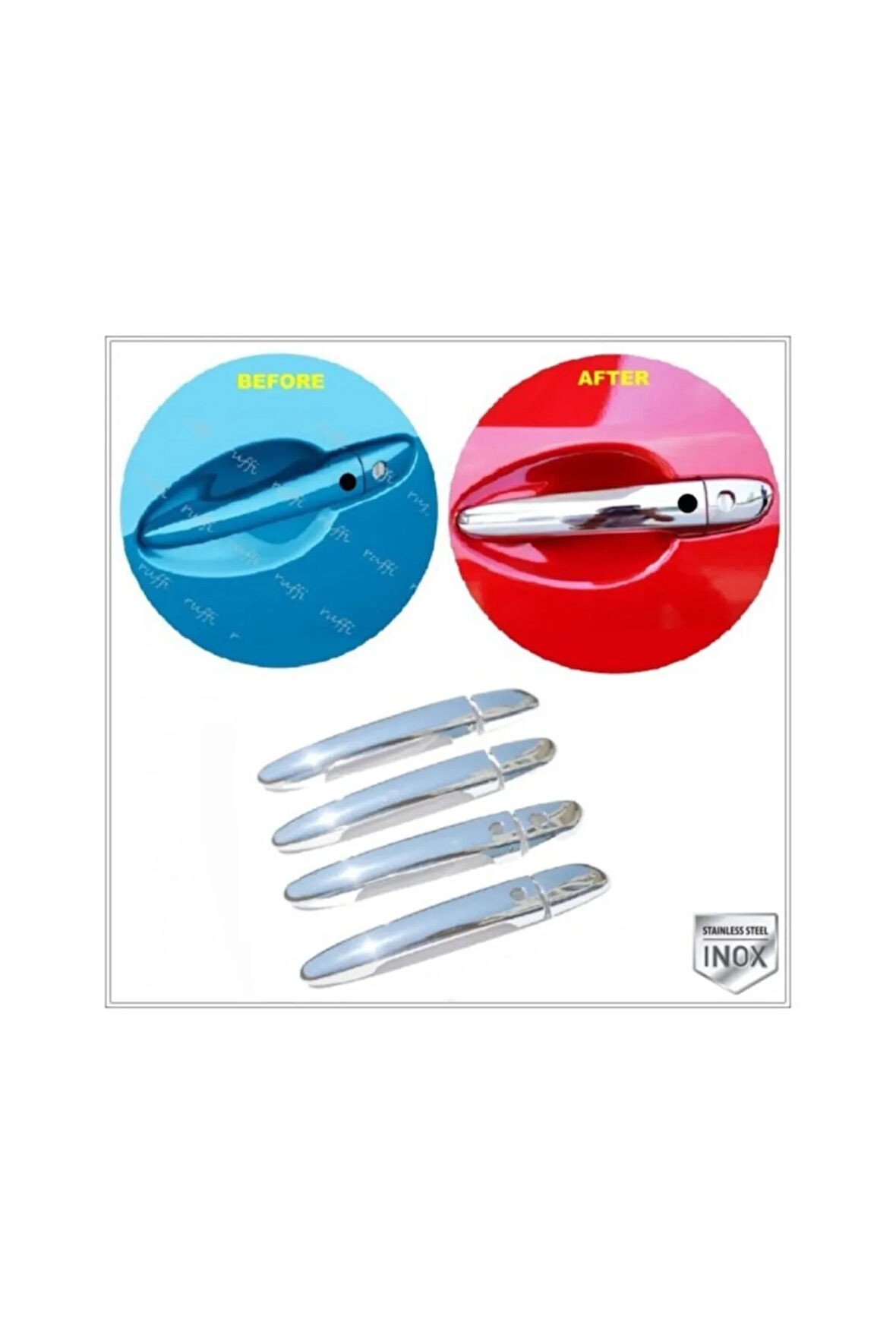 Mazda Cx5 Krom Kapı Kolu 4 Kapı 2011-2017 P. Çelik (SENSÖRLÜ)