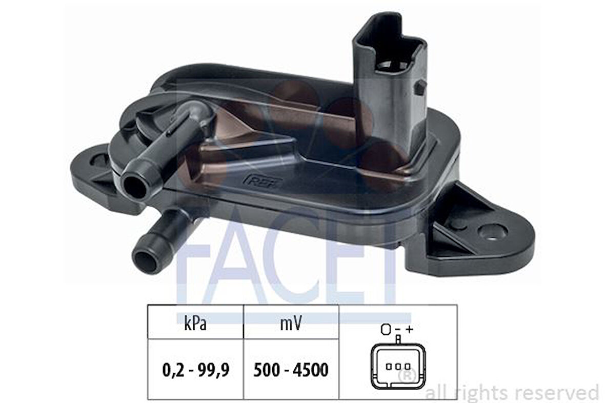 İveco Ticarı Dpf Basınc Sensoru Daıly IV V VI 06> Ducato Boxer Jumper 06> Karsan Jest J10> F1a F1c - Facet 10.3316