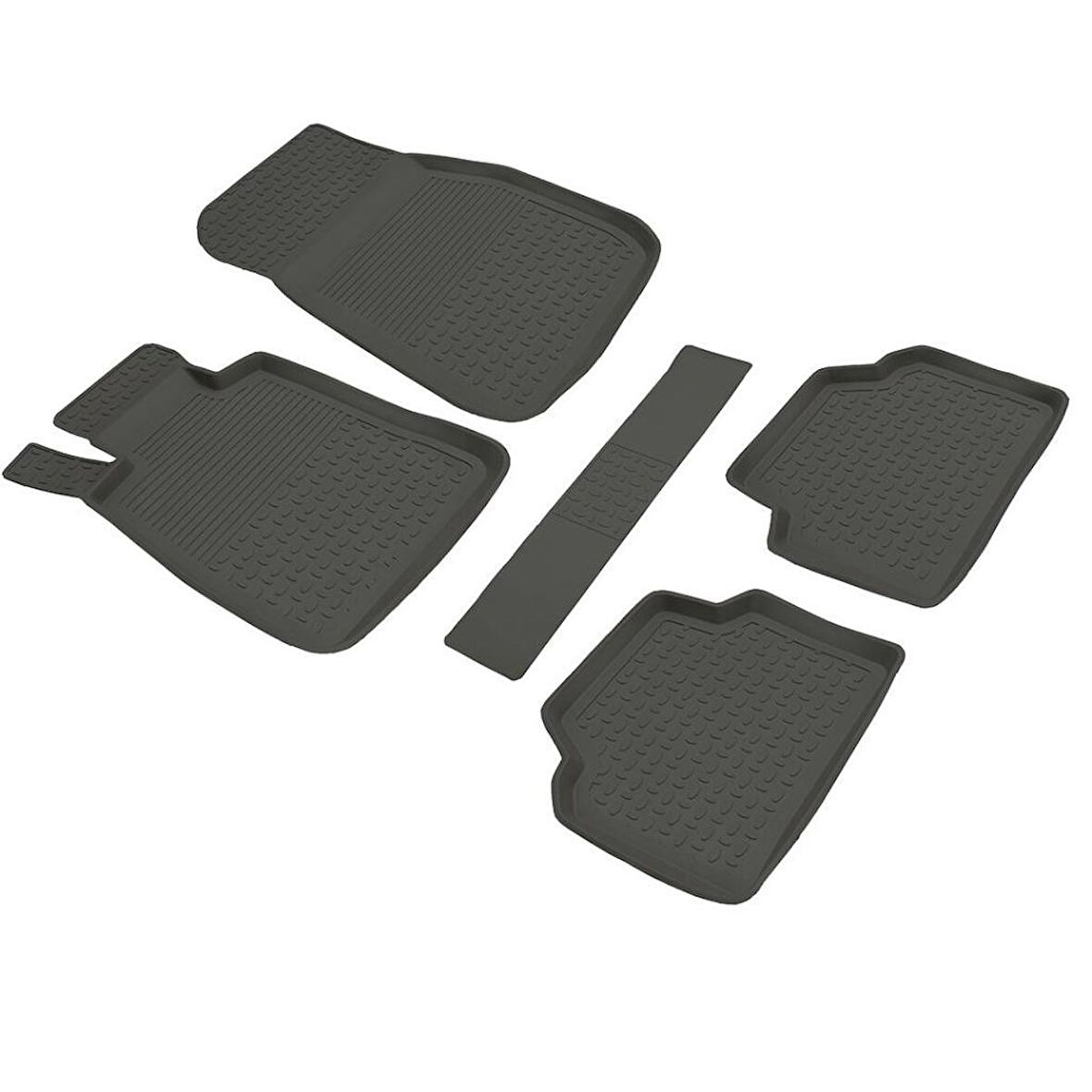 Bmw X3 Ferrous 4D Havuzlu Kauçuk Paspas 2005 2010 Siyah