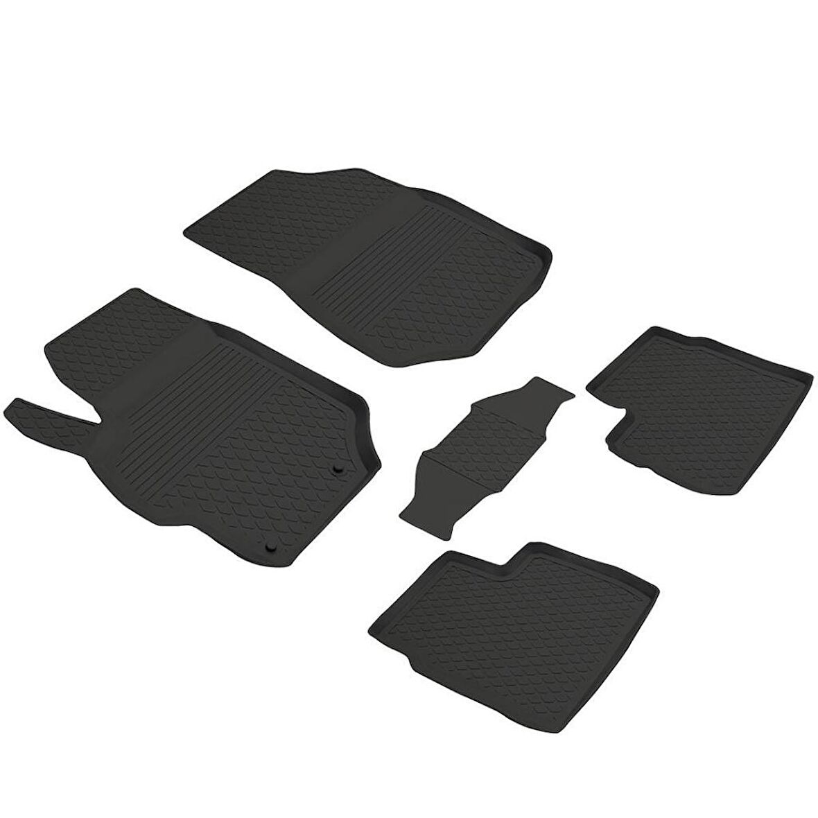 Citroen C Elysee Ferrous 4D Havuzlu Paspas 2012 ve Üstü Siyah