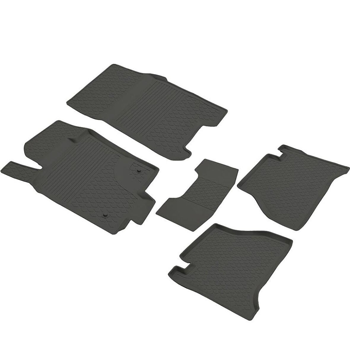 Mercedes X Class Ferrous 4D Havuzlu Paspas 2017 ve Üstü Siyah