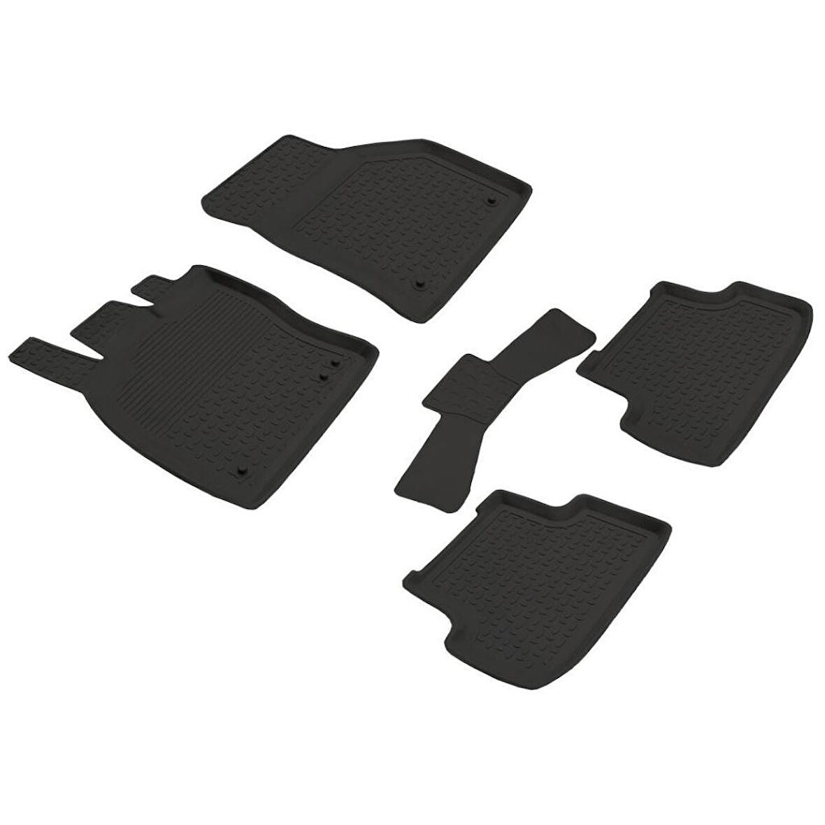 Skoda Super B Ferrous 4D Havuzlu Kauçuk Paspas 2015 ve Üstü Siyah