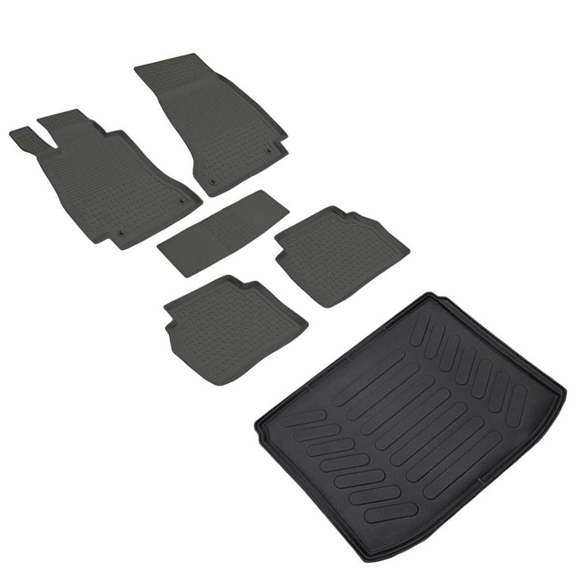 Mercedes C W204 4D Paspas ve Plastik Setli 3D Bagaj 2007 2013