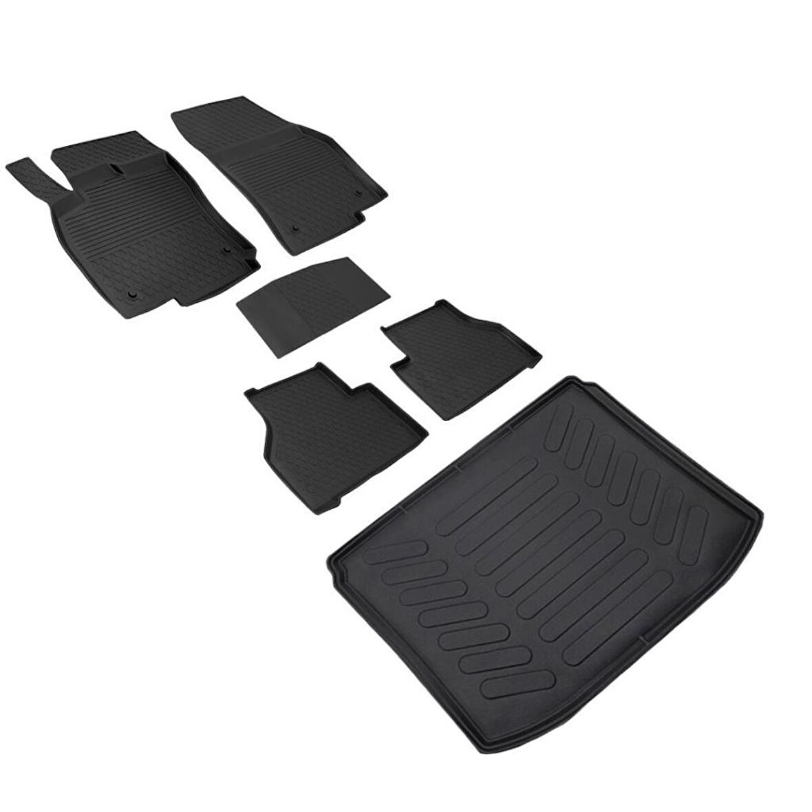 Volkswagen Caddy 4D Paspas Siyah ve 3D Bagaj Havuzu 2021 ve Üstü