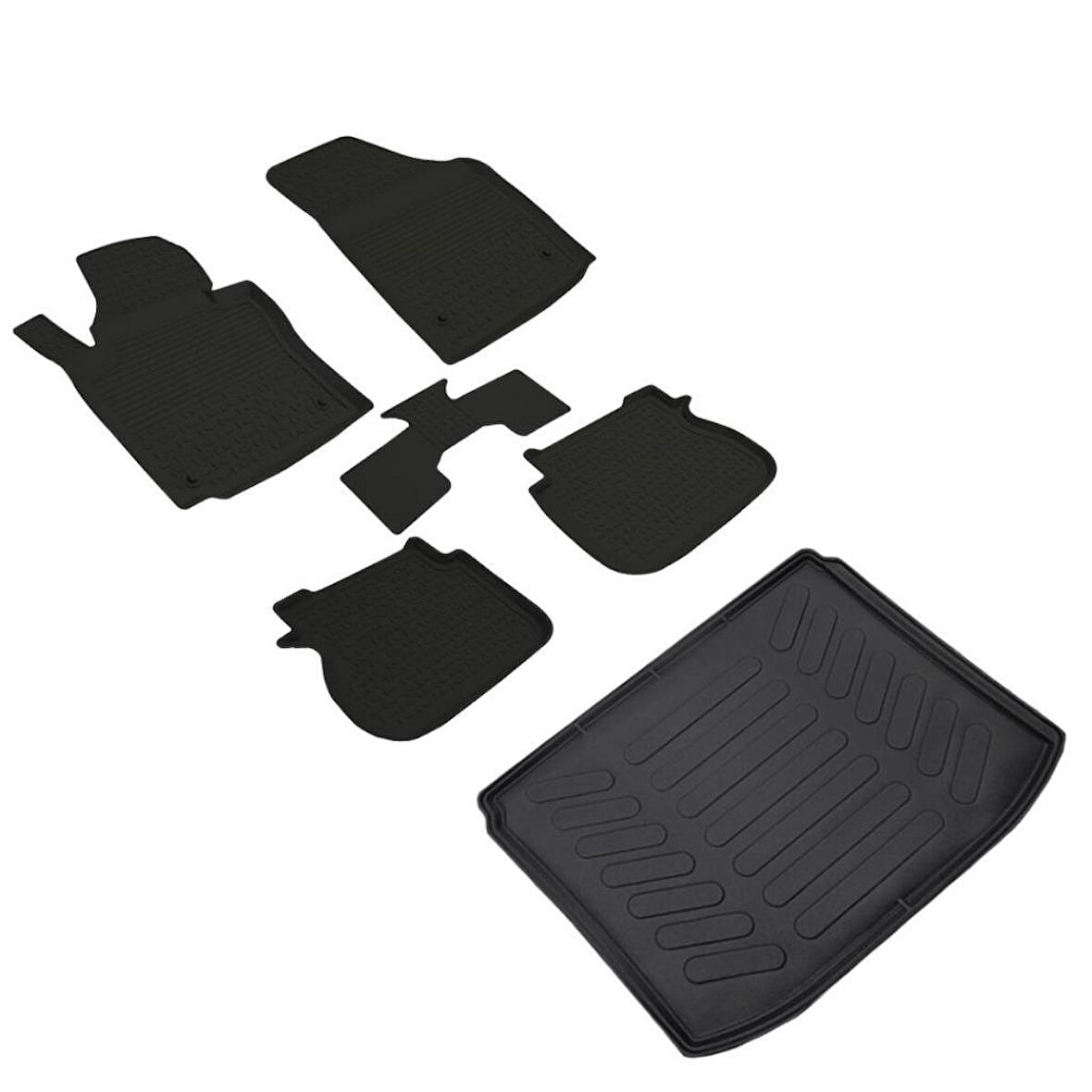 Volkswagen Caddy Ferrous 4D Paspas ve 3D Bagaj Havuzu 2004 2010