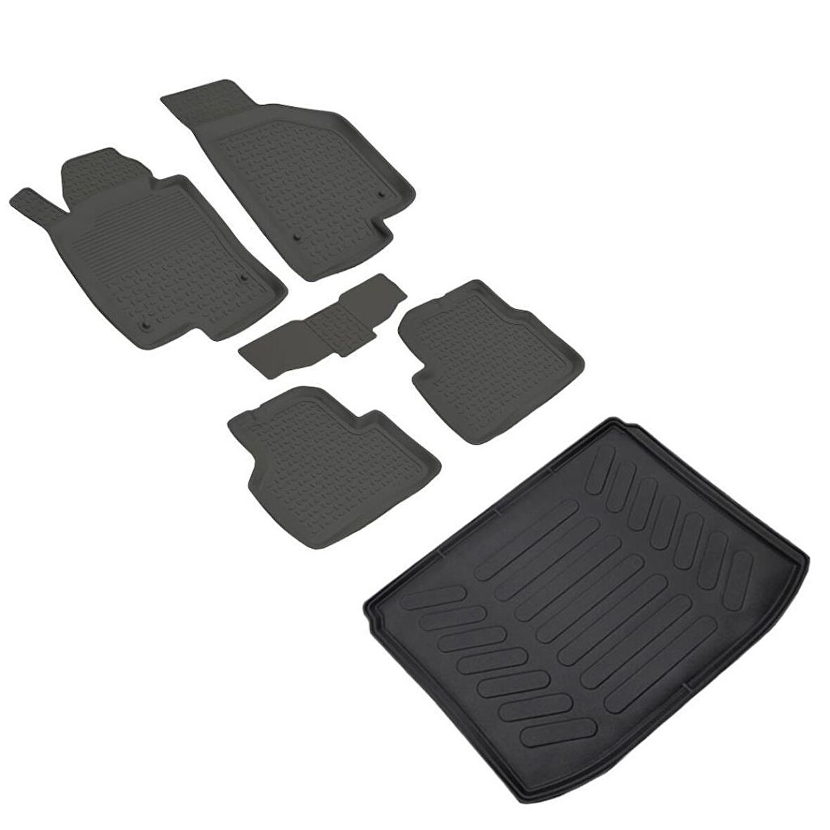 Volkswagen Passat CC 4D Paspas Siyah ve 3D Bagaj Havuzu 2008 2012