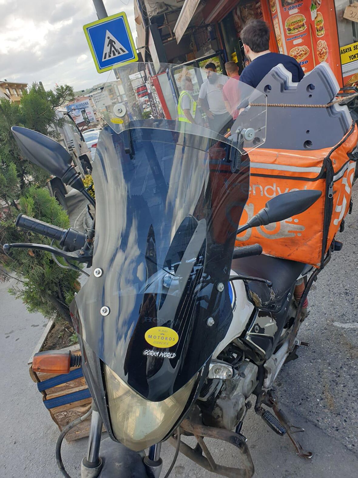 Hondacb125e Tur Camı Koyufüme 57cm