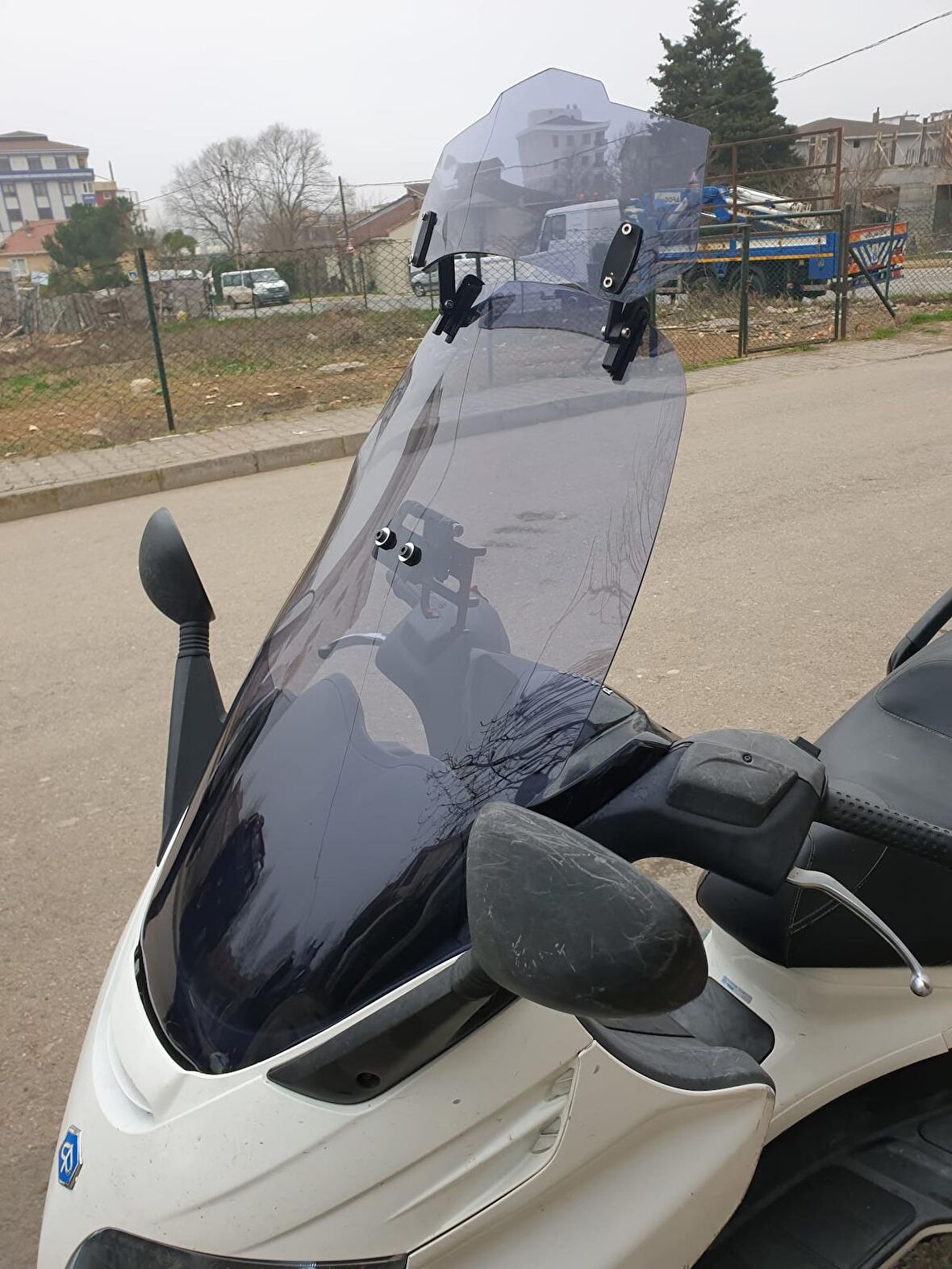 Piaggio x evo Tur Camı Şeffaf 70cm