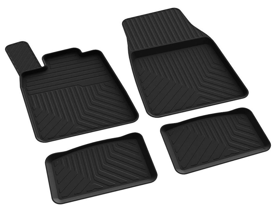 Porsche Taycan Ferrous 4D Havuzlu Kauçuk Paspas 2020 ve Üstü