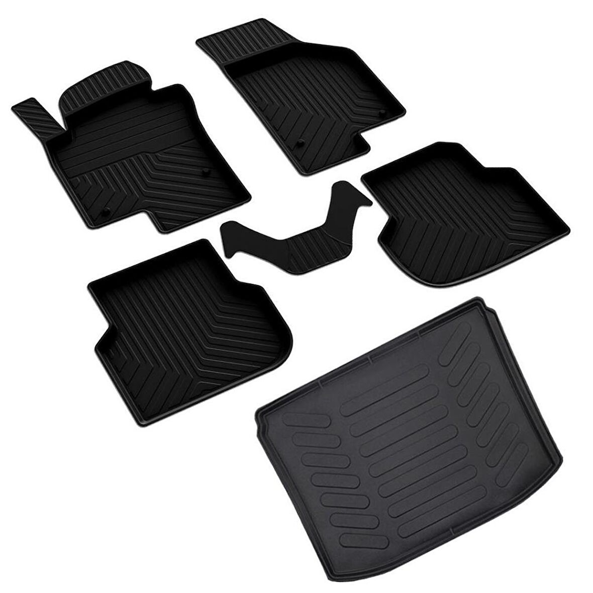 Volkswagen Jetta Comfortline Highline Ferrous 4D Paspas  ve Cepsiz Bagaj Havuzu 2011 2018