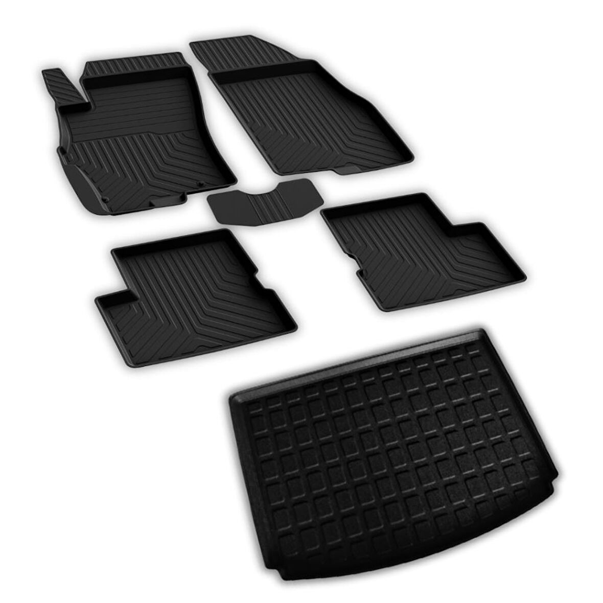 Fiat Grande Punto Ferrous 4D Paspas ve 3D Bagaj Havuzu 2006 2018