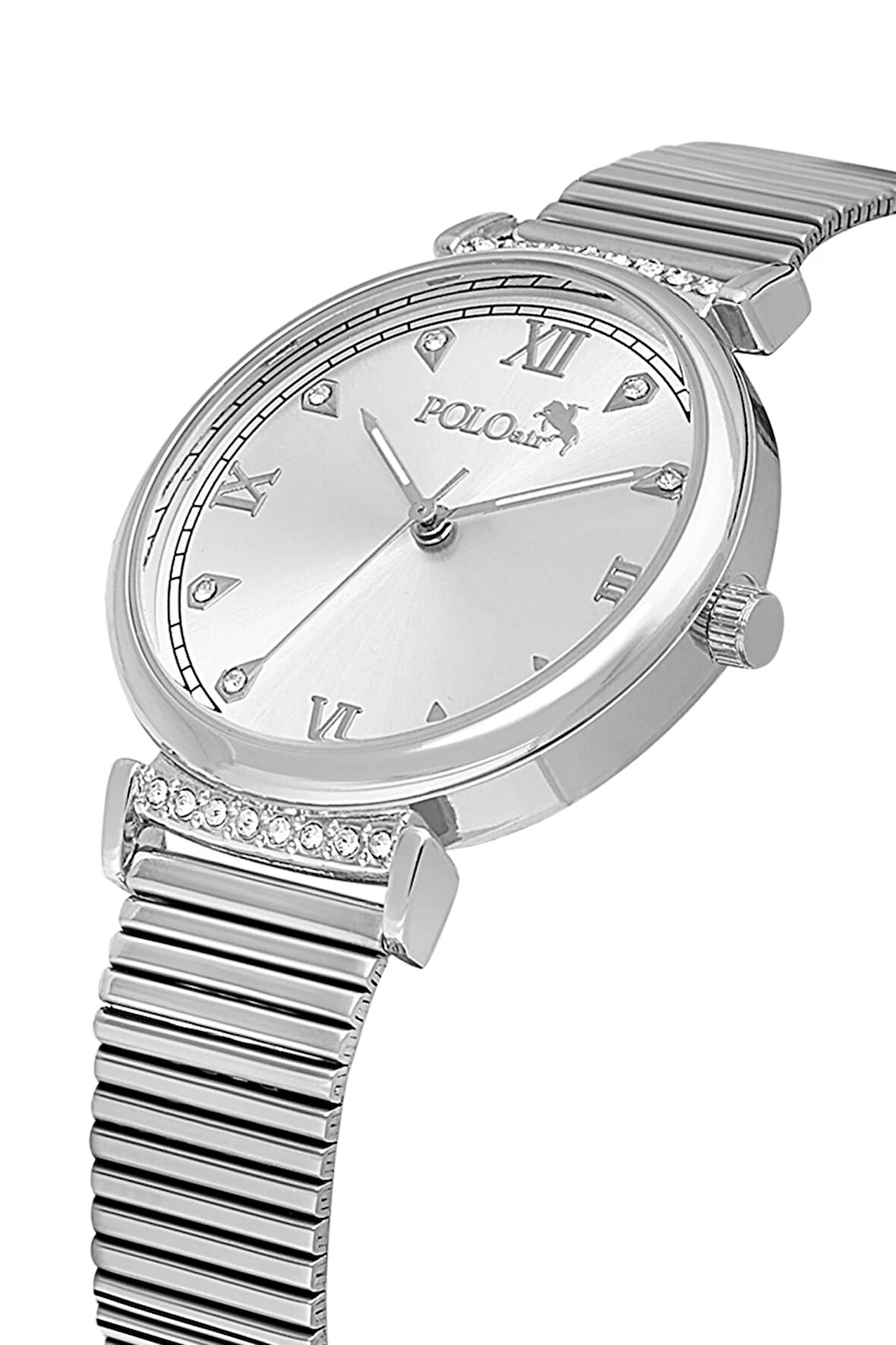 Klasik Kadın Kol Saati Gümüş Renk PL-1554B2x