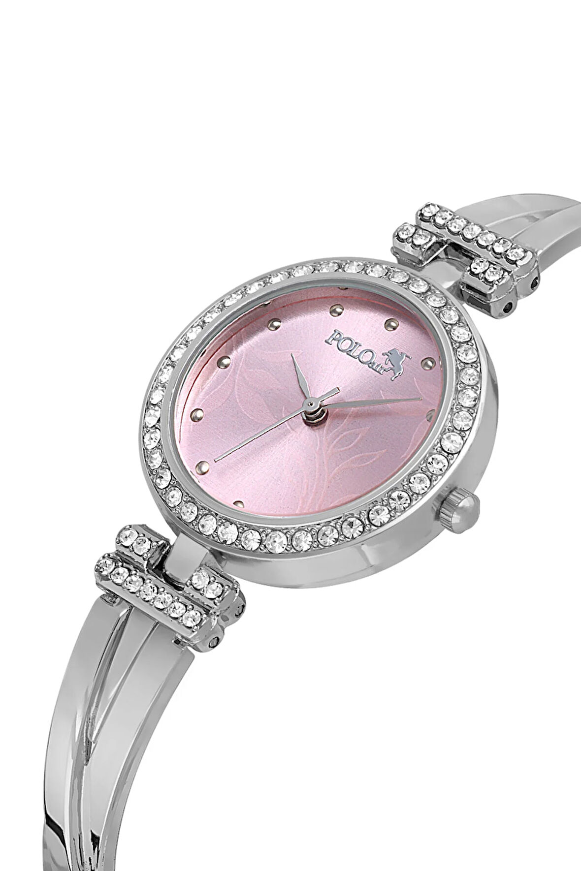 Vintage Kadın Kol Saati Gümüş Pembe Renk PL-1534B4x