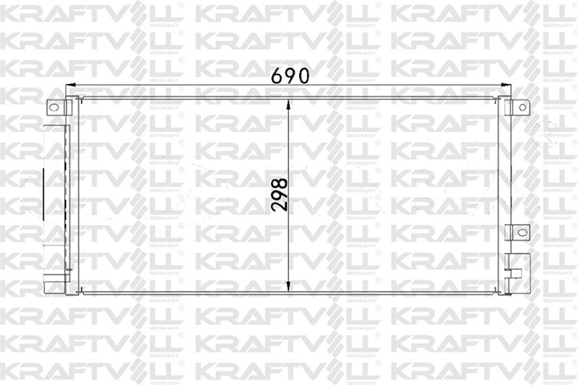 Opel Klima Radyatoru Opel Mokka A14net B14net - Kraftvoll 08060144