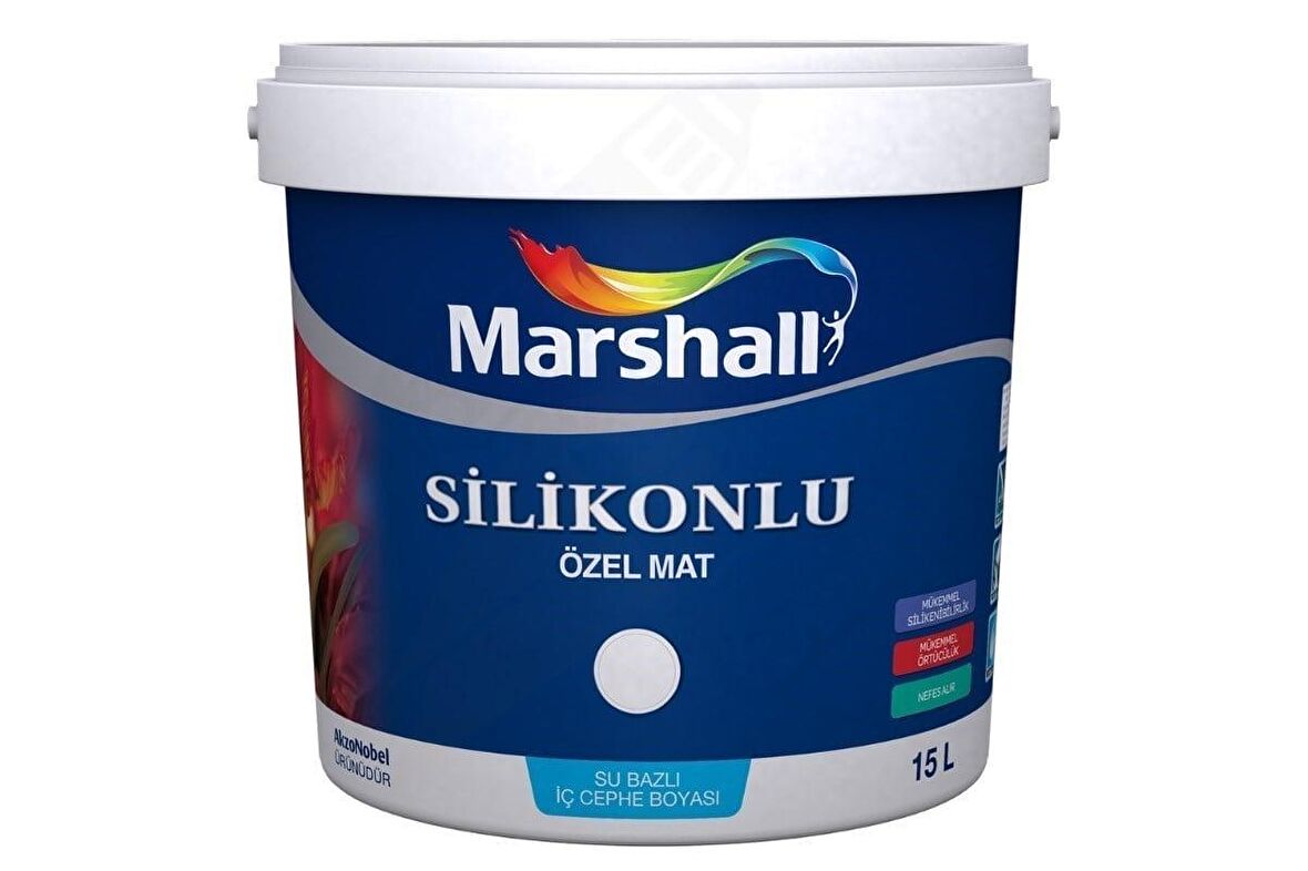 MARSHALL SİLİKONLU ÖZEL MAT İÇ CEPHE BOYASI 15LT KUM BEJİ 2206