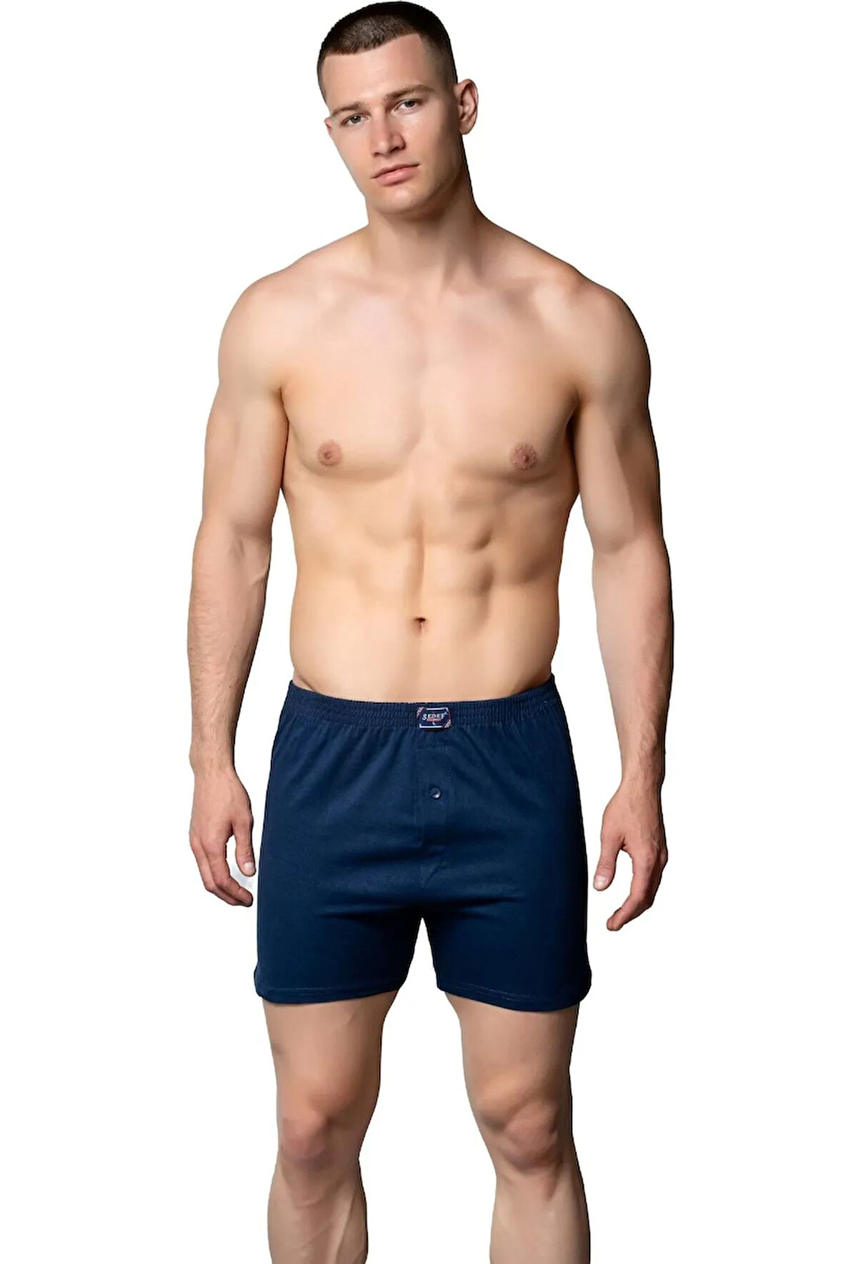 Erkek Penye Boxer Siyah