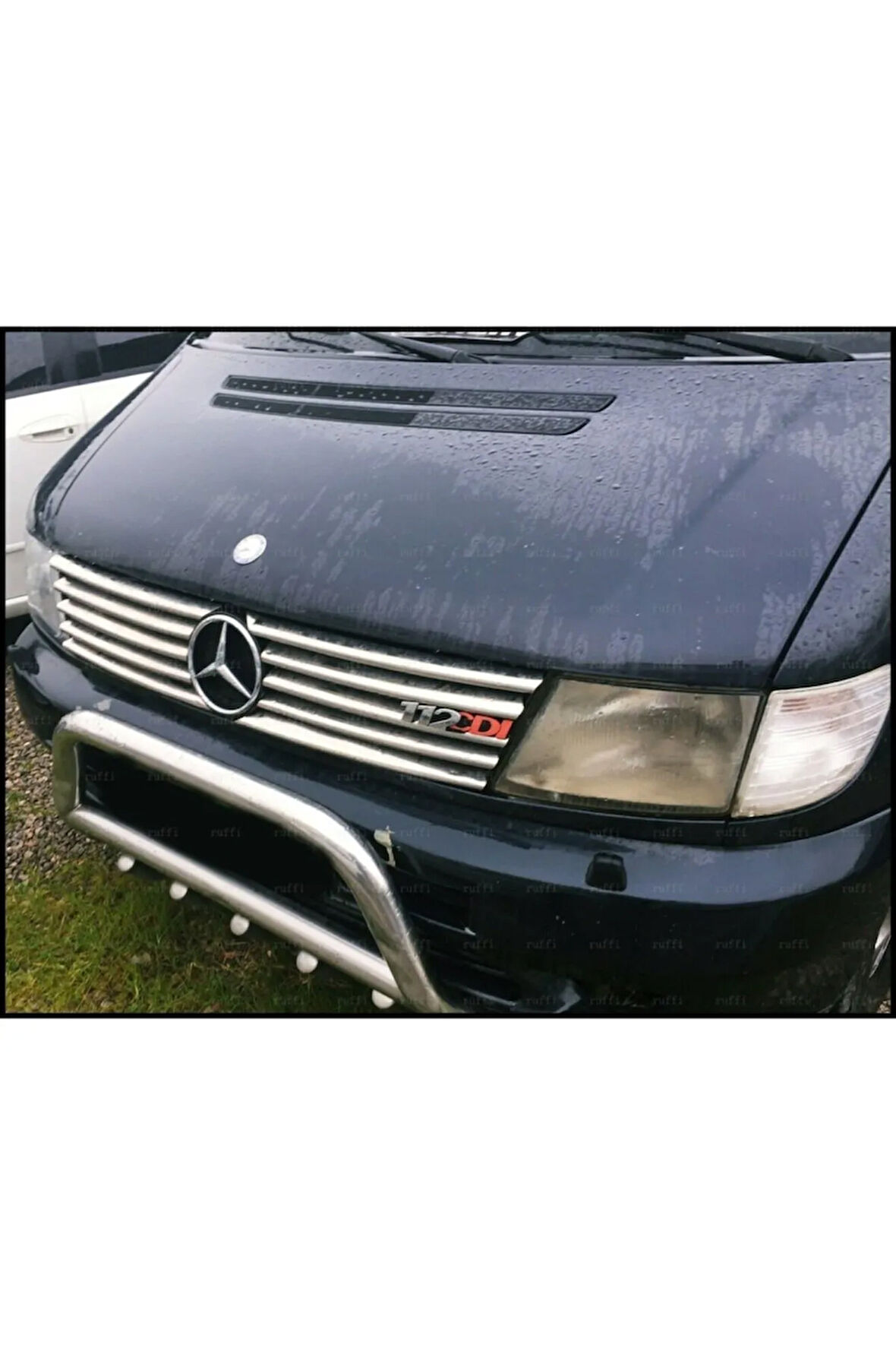 Mercedes Vito W638 Krom Ön Panjur 10 Prç. 1996-2003 P. Çelik