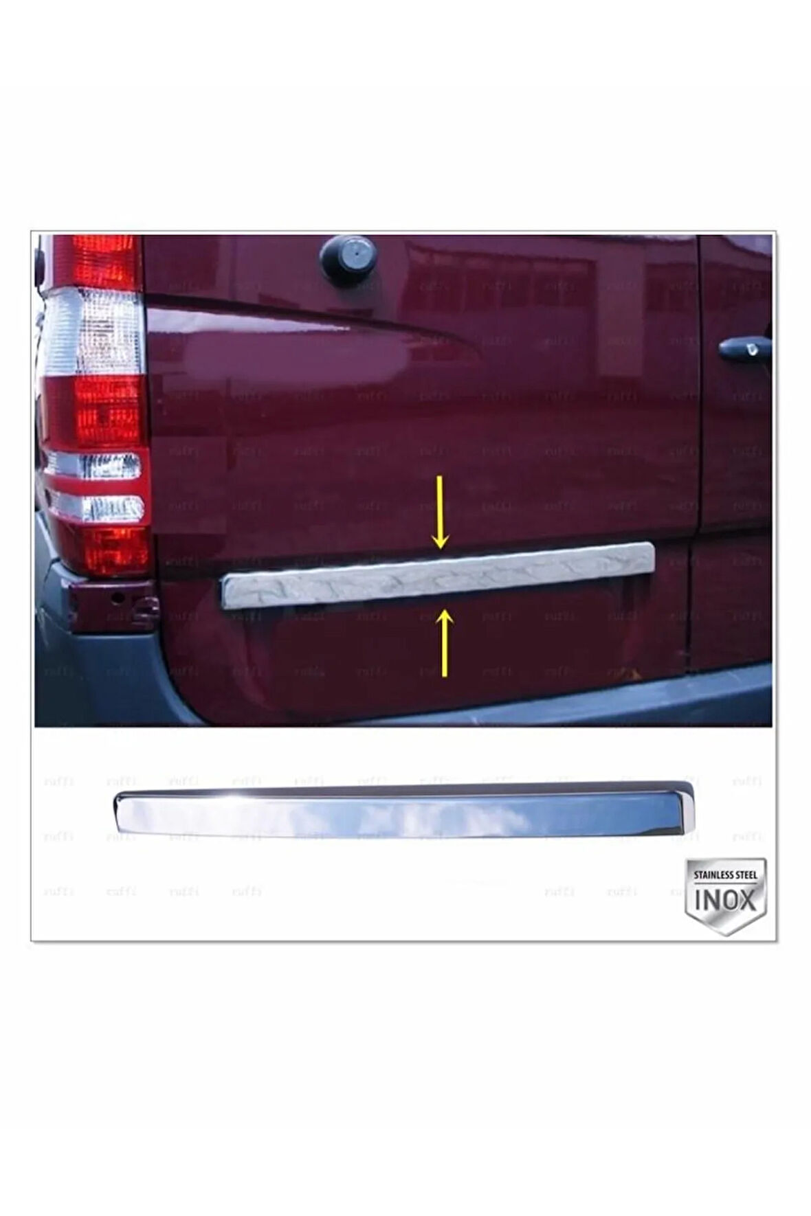 Mercedes Sprinter W906 Krom Bagaj Çıtası 2006-2018 Arası P. Çelik