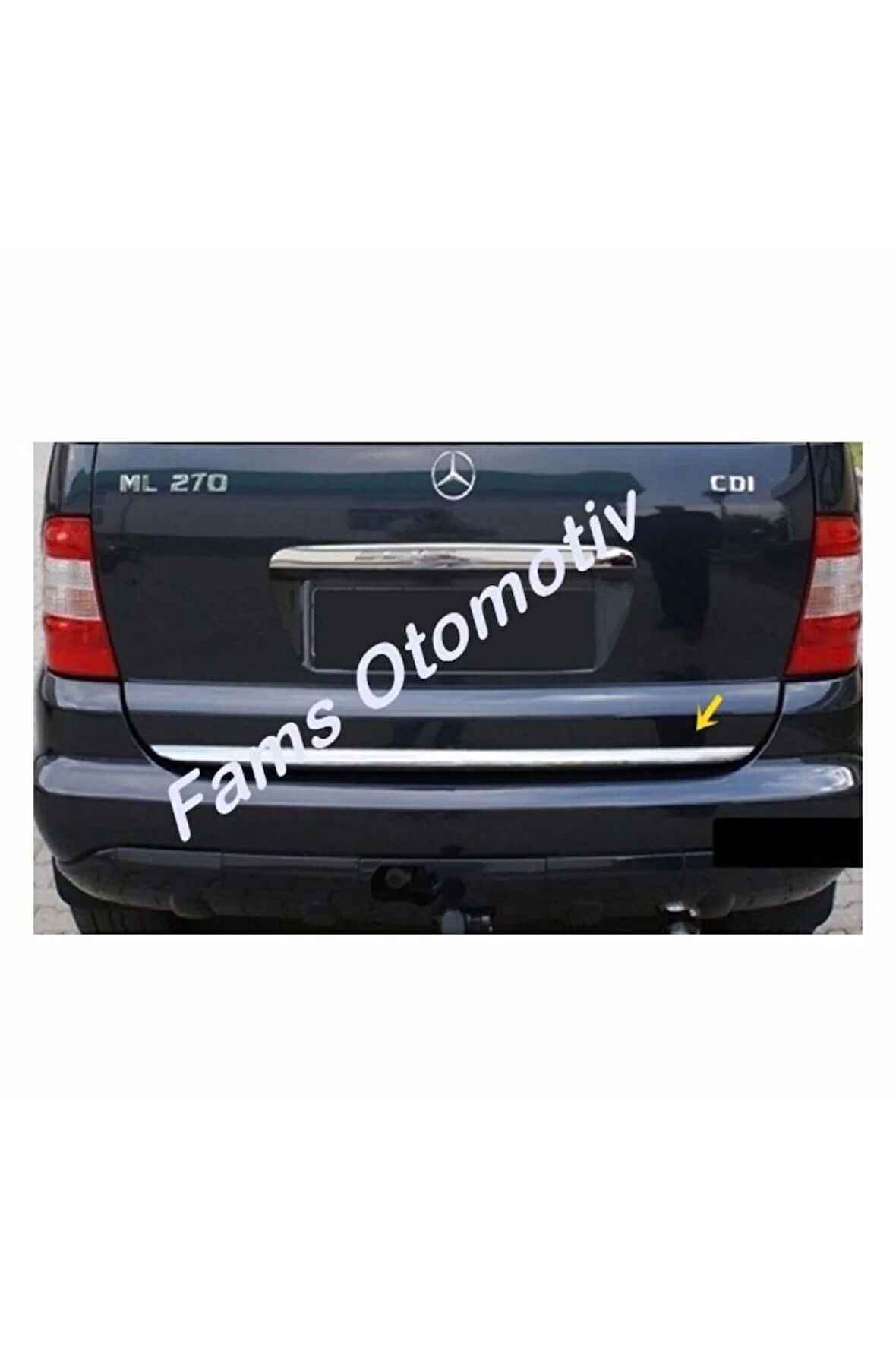M. Benz Ml W163 Krom Alt Bagaj Çıtası 1998-2005 P. Çelik