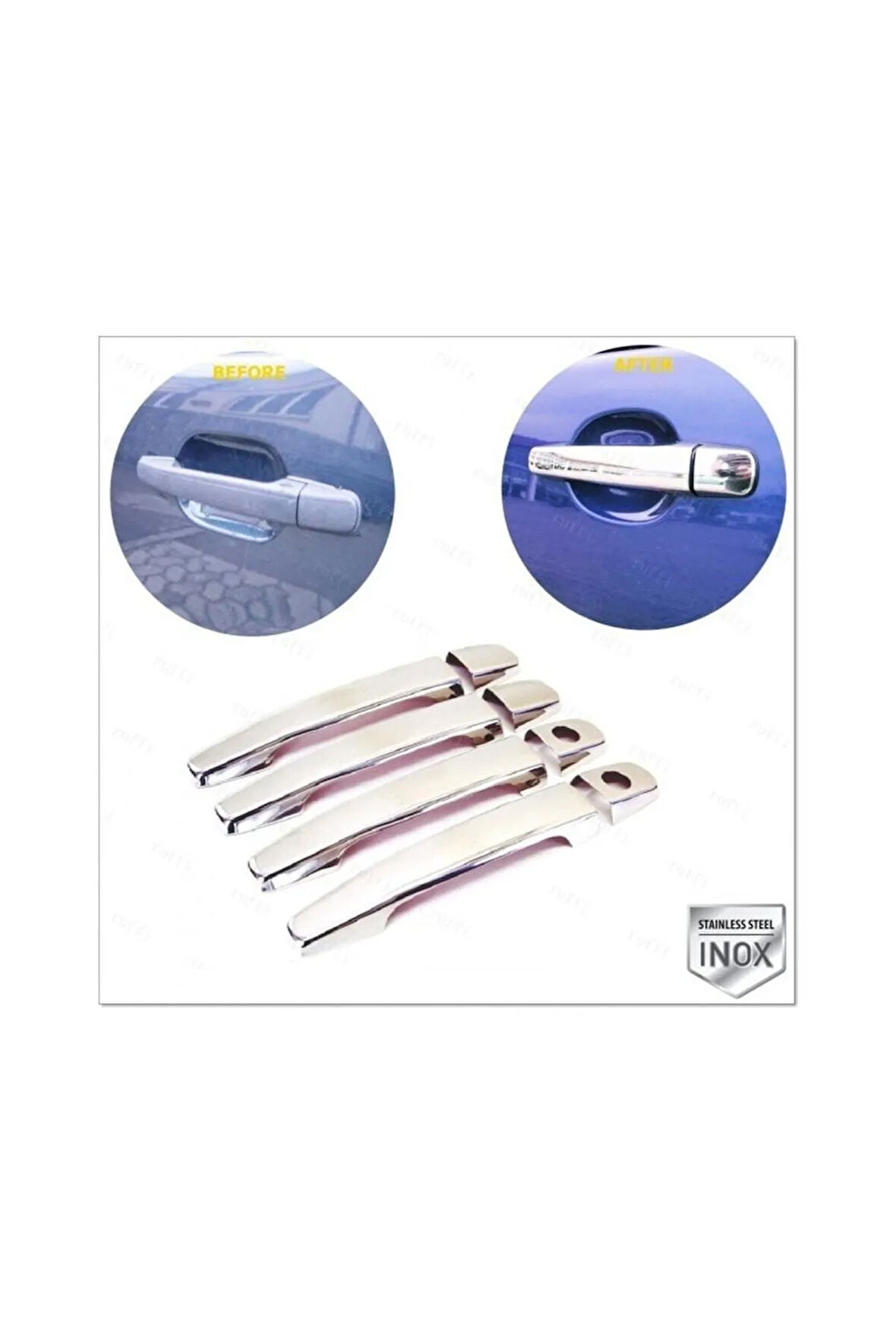 Mercede S C Class W202 Krom Kapı Kolu 4 Kapı 1993-2001 (ÇİFT DELİK)